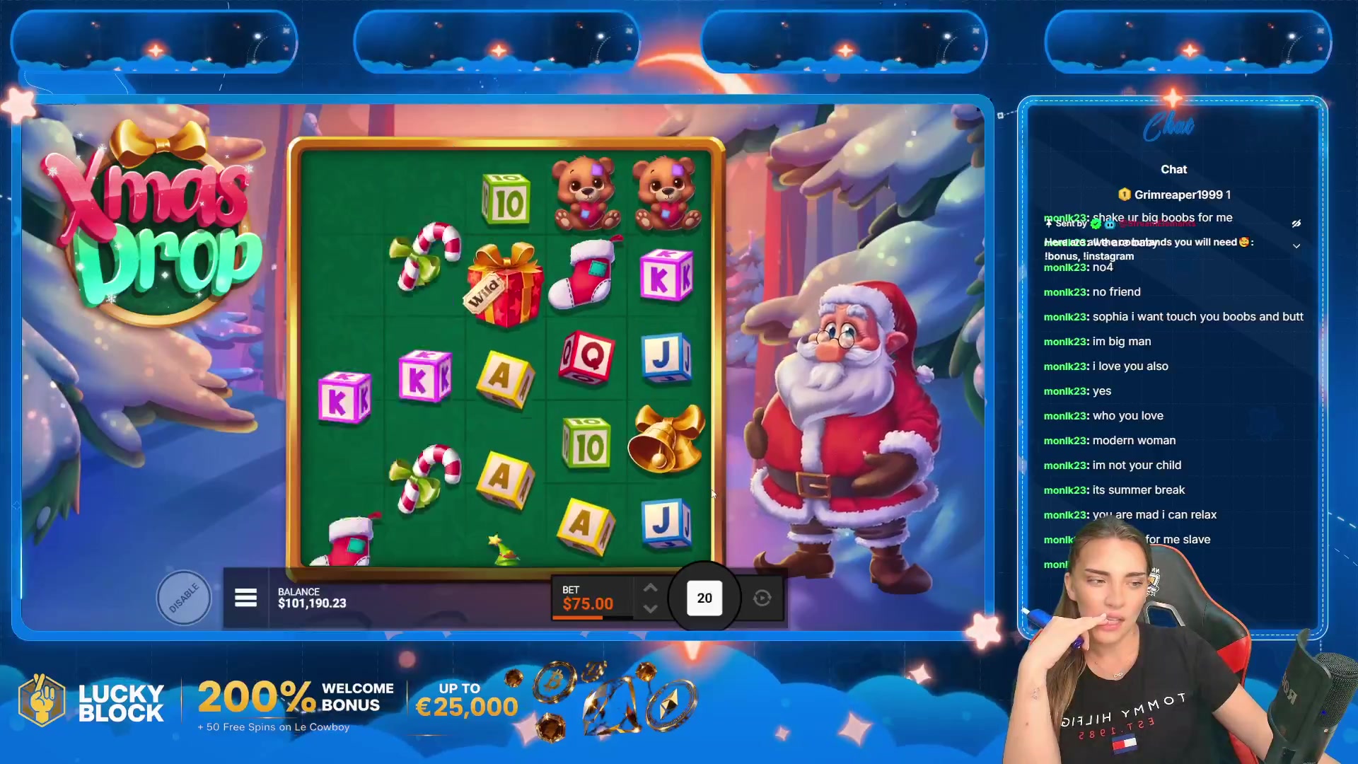 Clip: Xmas Drop