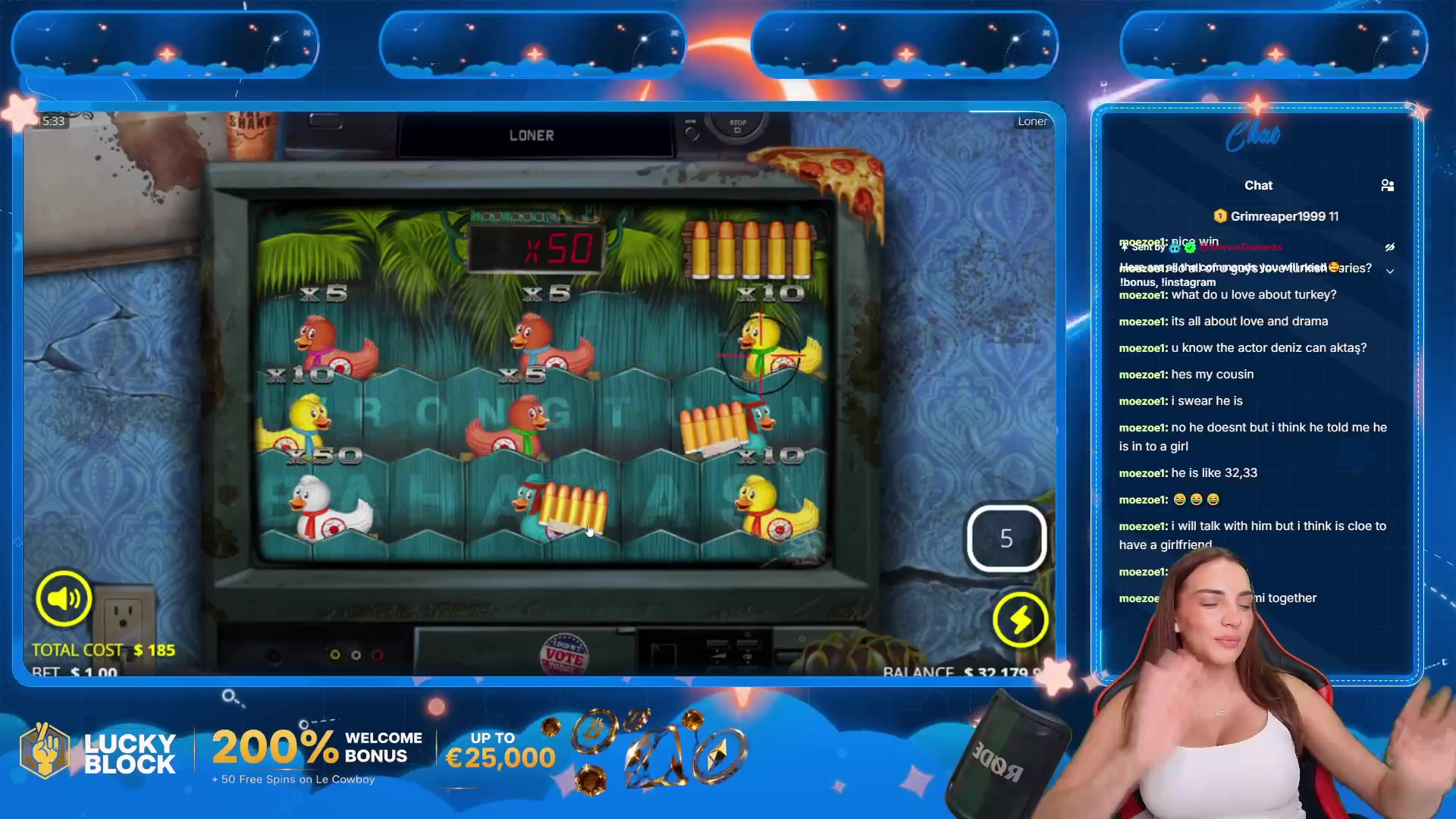 Loner: $4,780.00 win (63.82x)