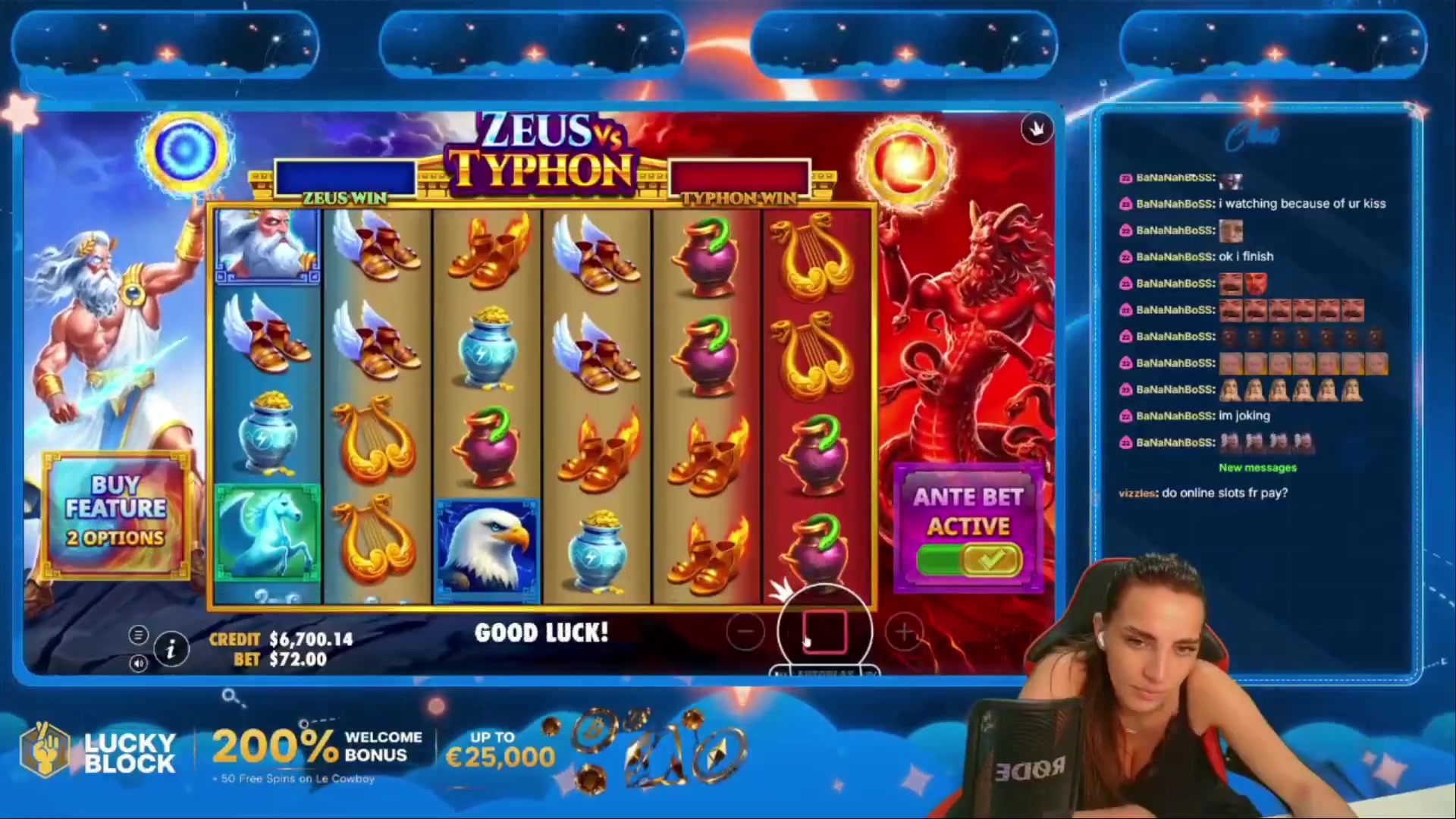 Zeus vs Typhon: $2,566.80 win (35.66x)
