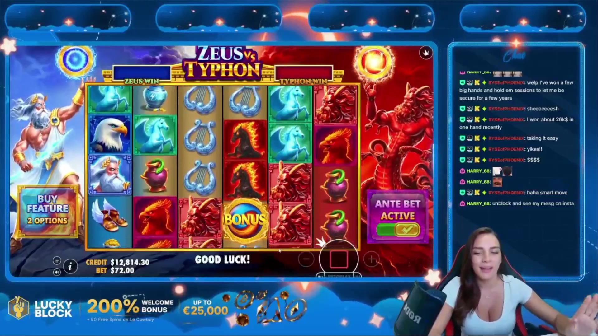 Zeus vs Typhon: $3,757.50 win (52.18x)