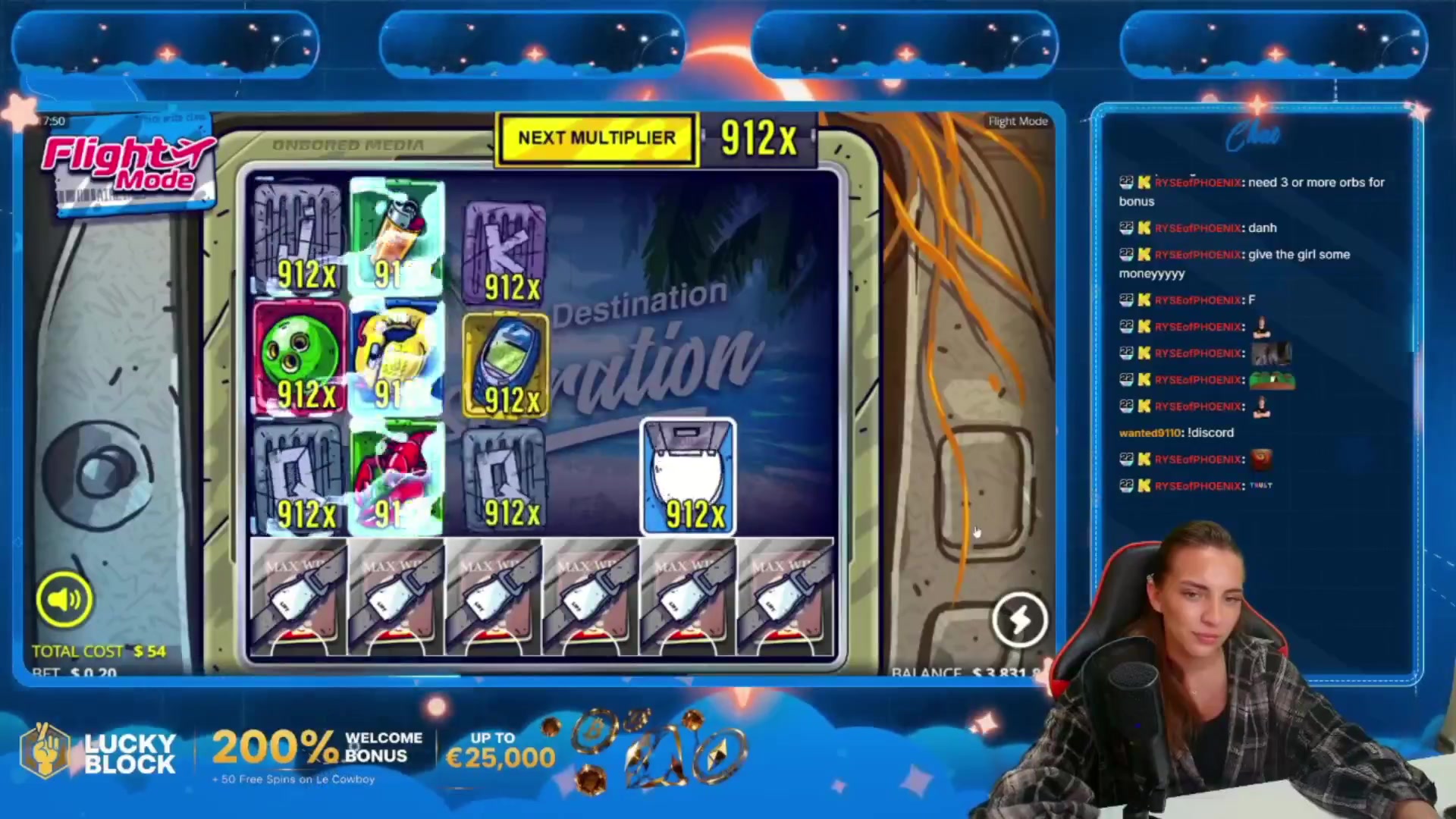 Flight Mode: $766.78 win (14.2x)