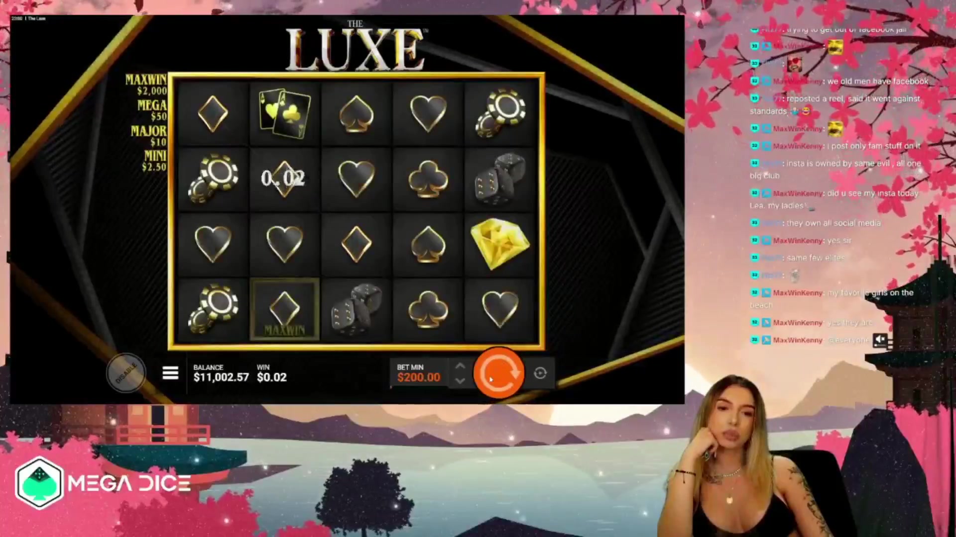 The Luxe: $2,000.00 win (10x)