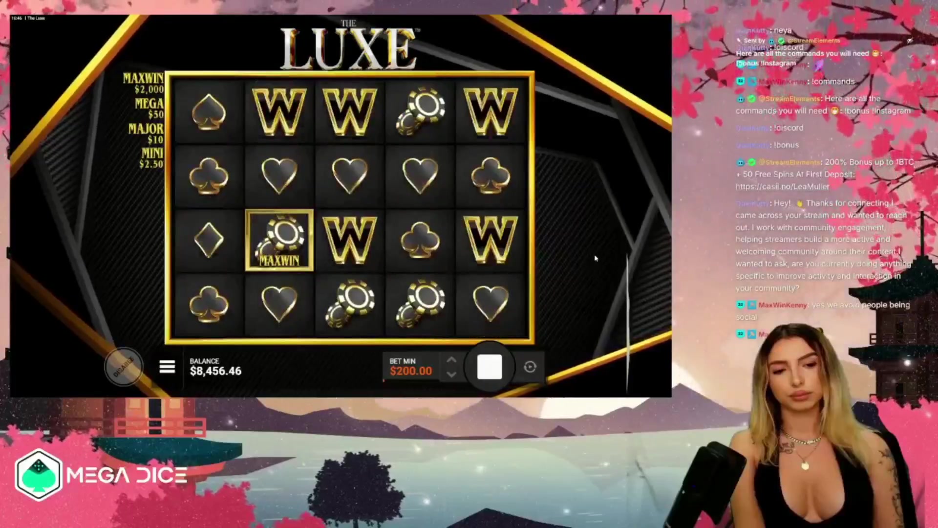The Luxe: $2,000.00 win (10x)