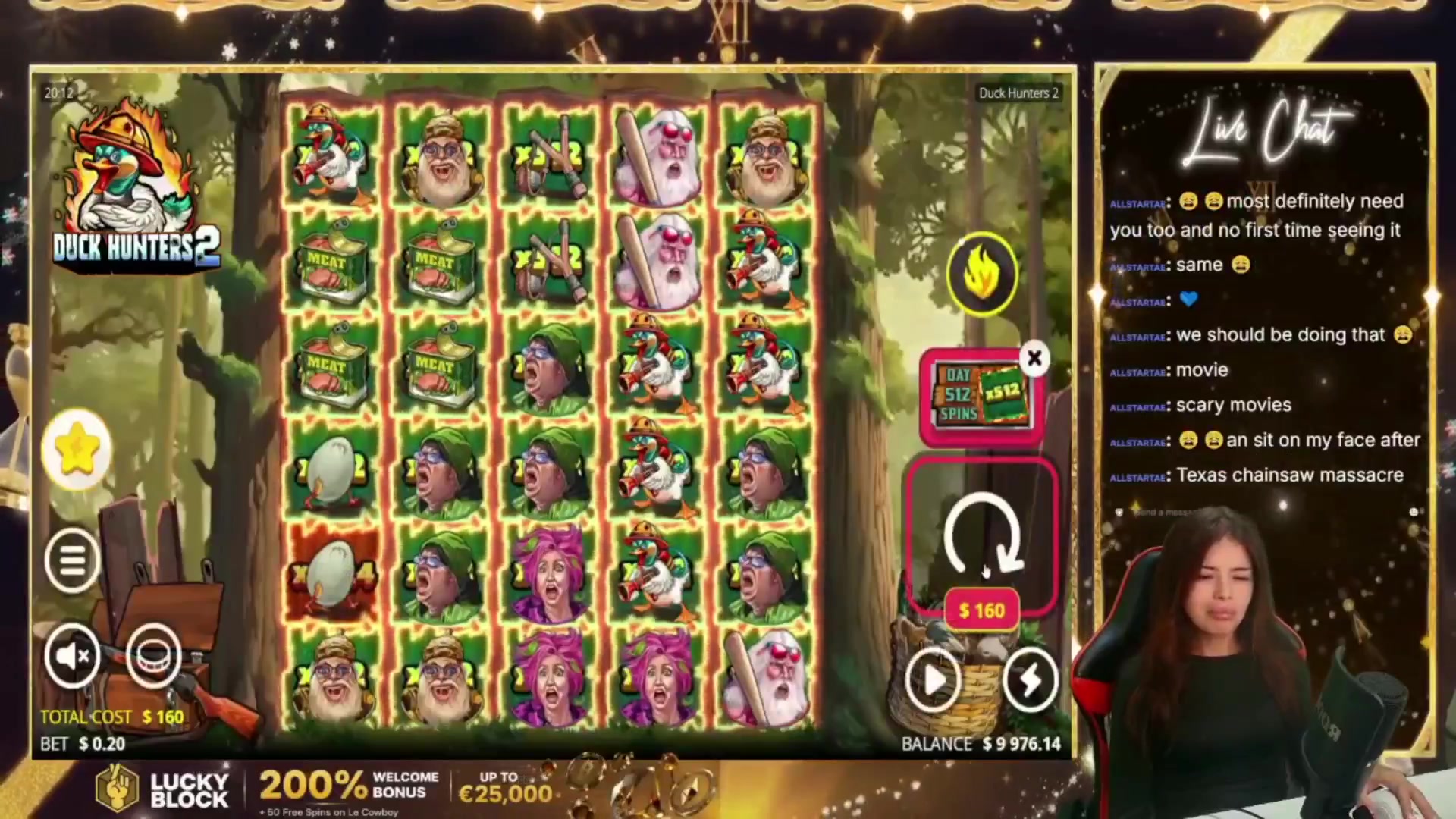 Duck Hunters 2: $824.32 win (5.15x)