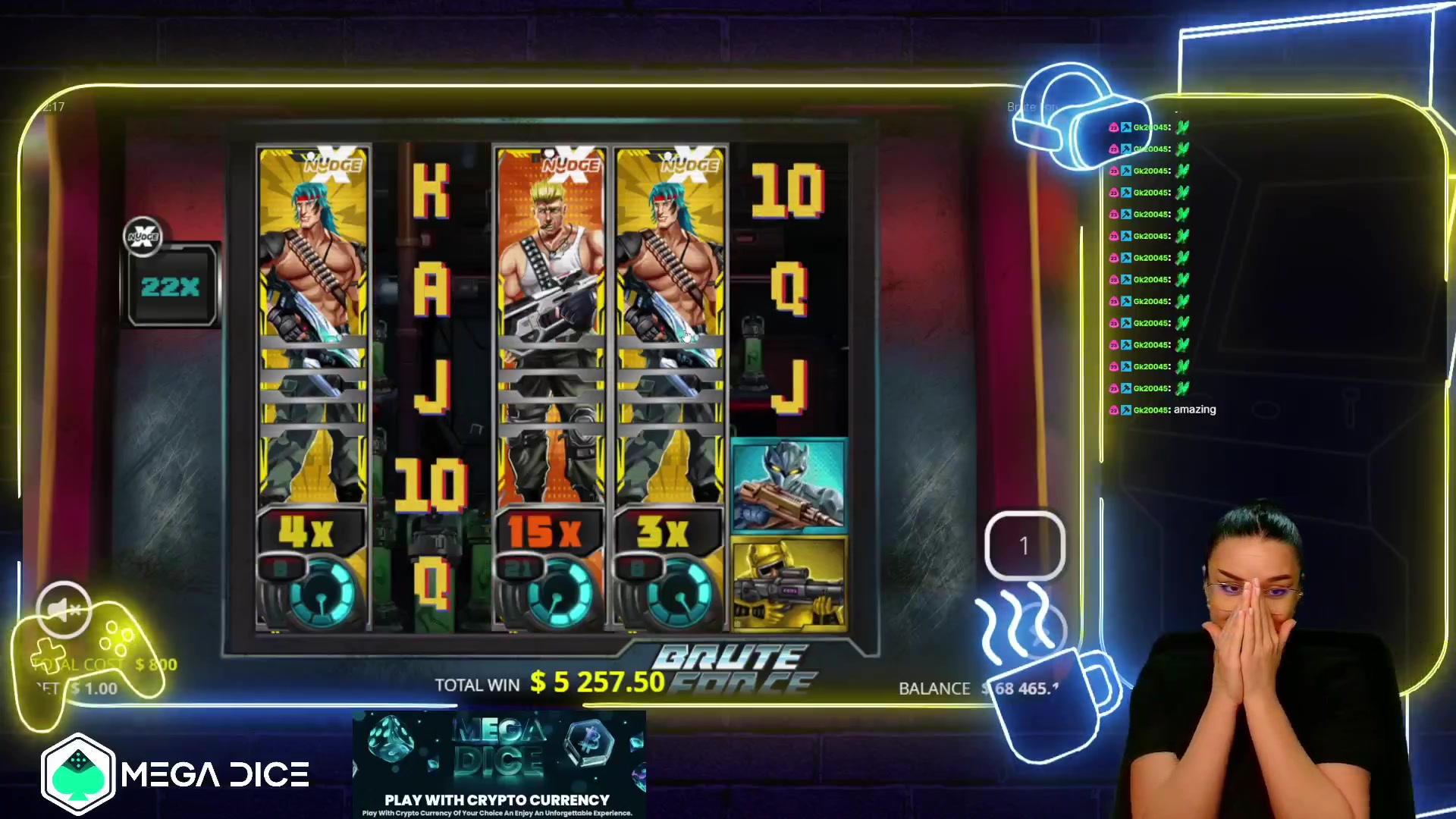 Brute Force: $24,023.50 win (30.03x)