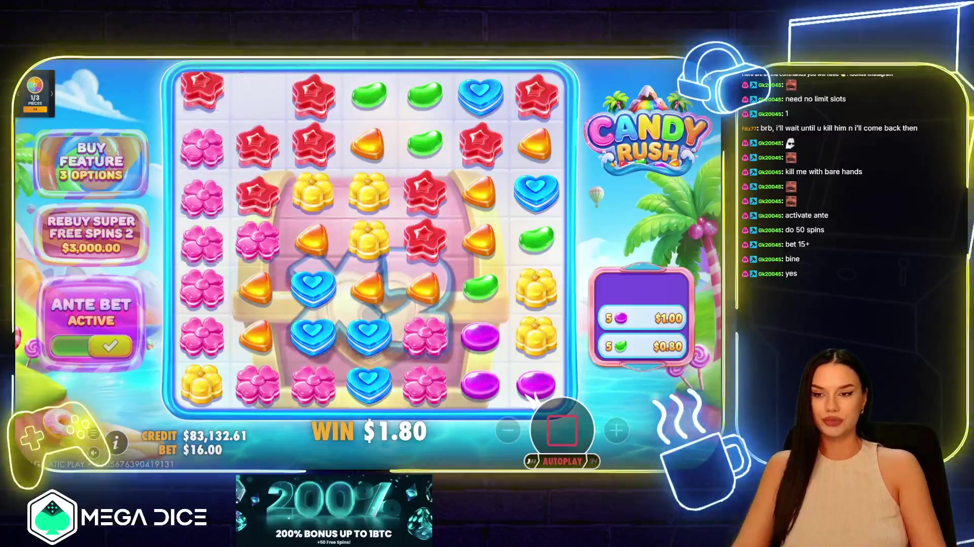Unidentified slot: $6,996.40 win (8.75x)
