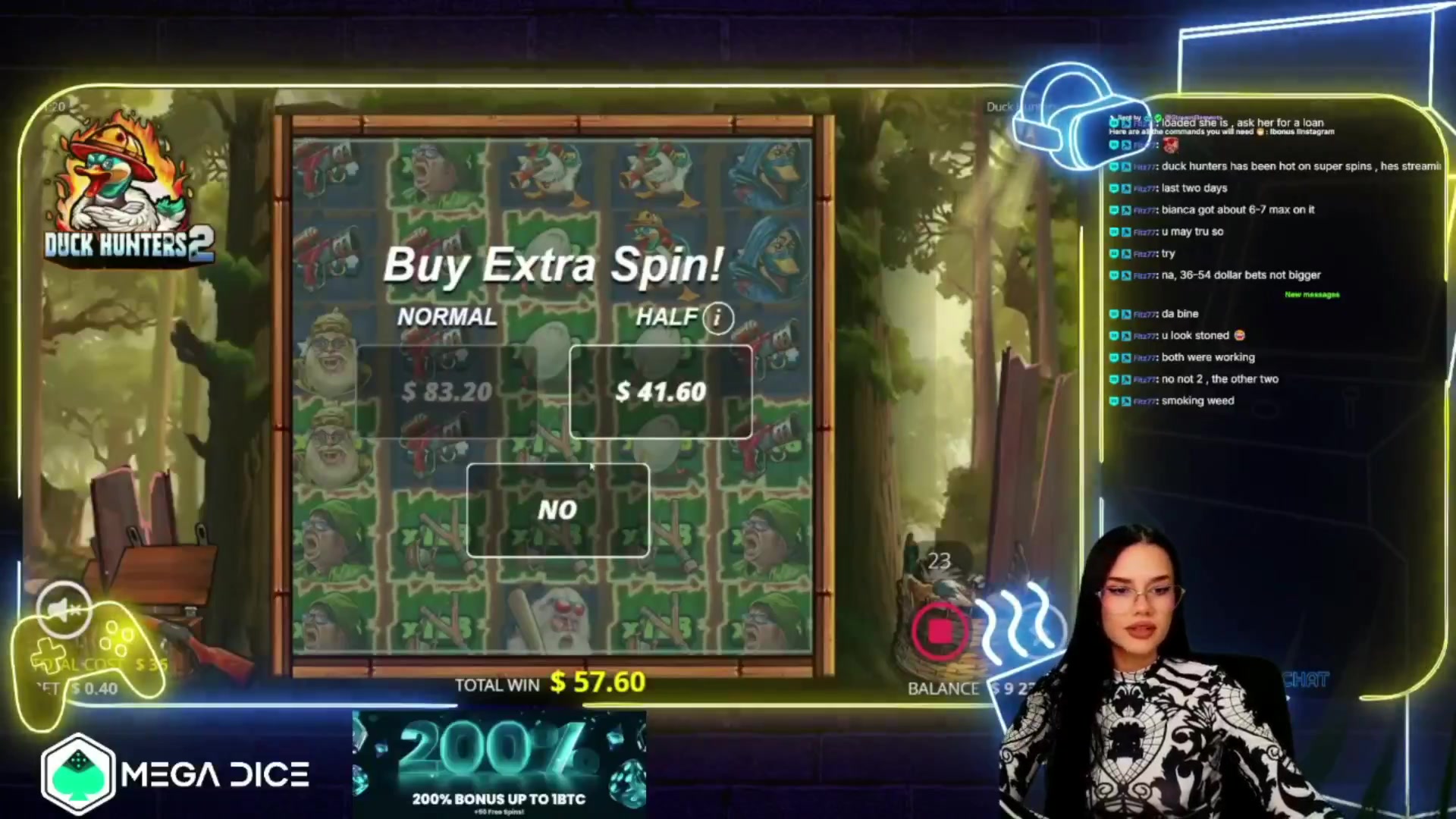 Duck Hunters 2: $1,743.36 win (48.43x)