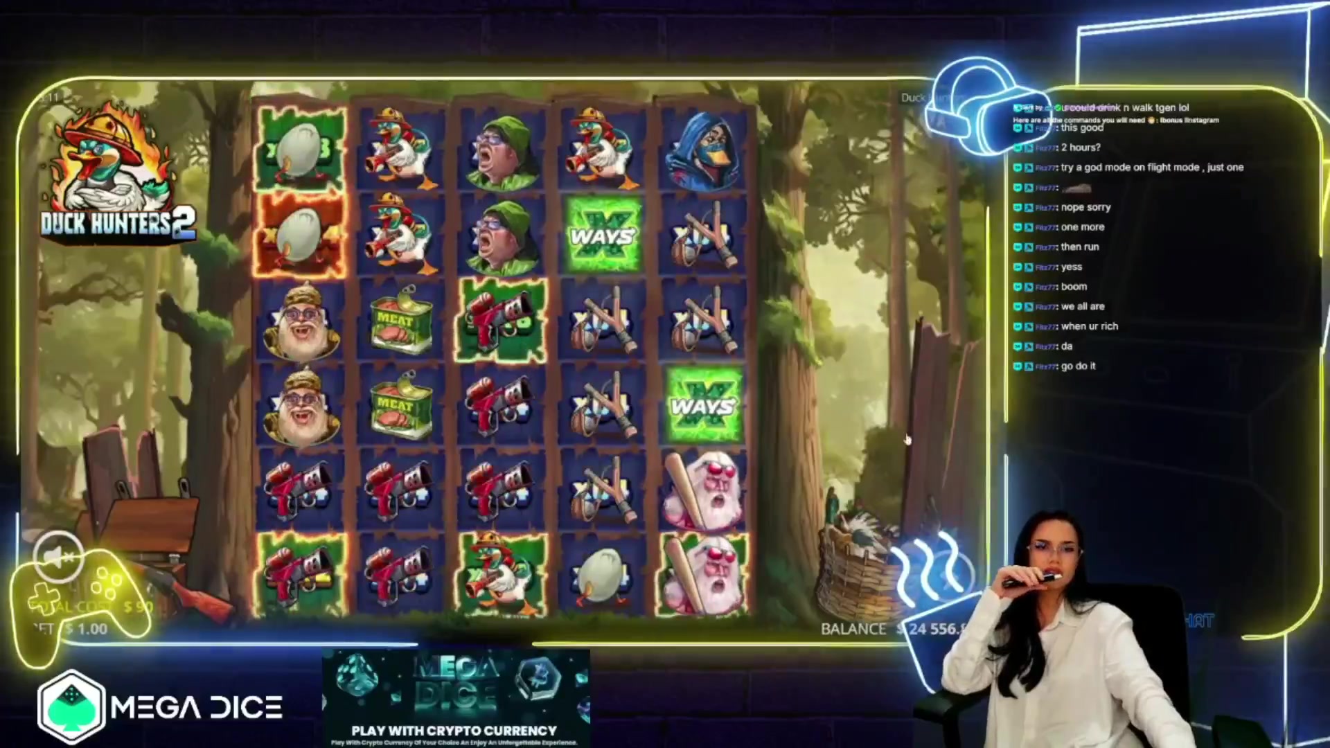 Duck Hunters 2: $1,177.60 win (13.08x)