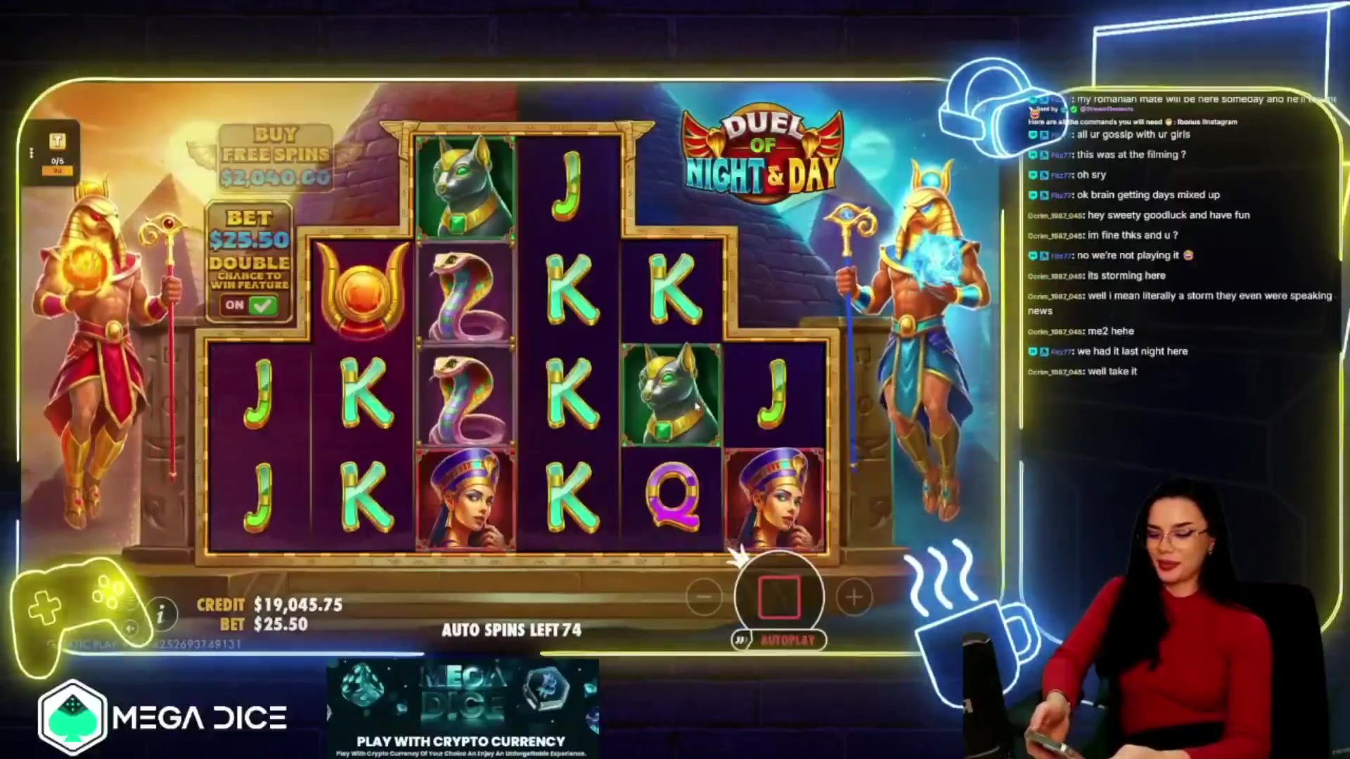 Duel of Night & Day: $1,086.30 win (42.6x)