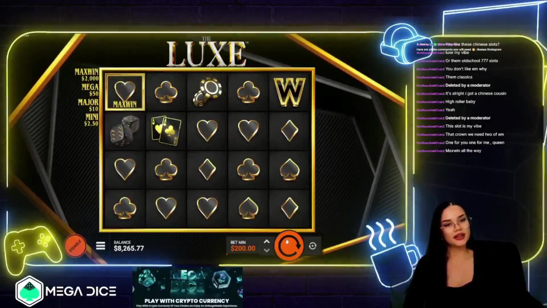 The Luxe: $2,000.00 win (10x)