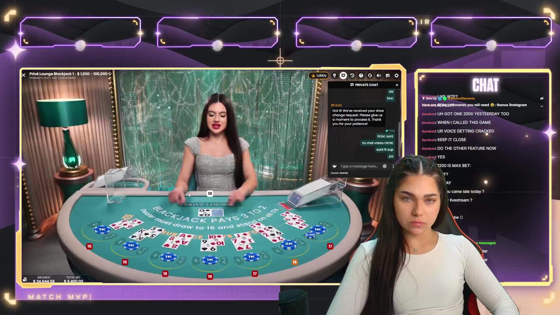 Live casino game: $18,600.00 win (18.6x)