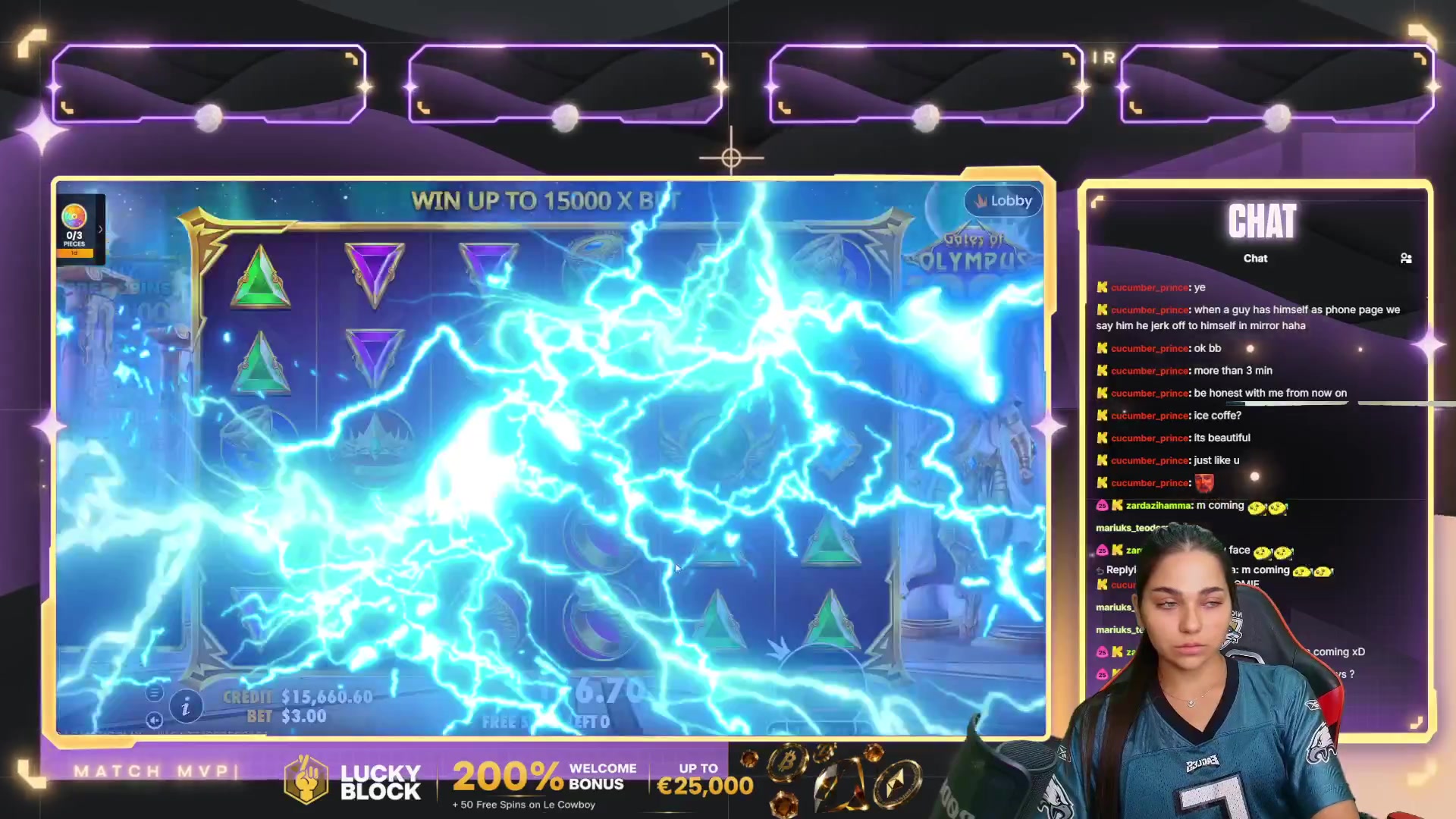 Gates of Olympus 1000: $6,000.00 win (9.09x)