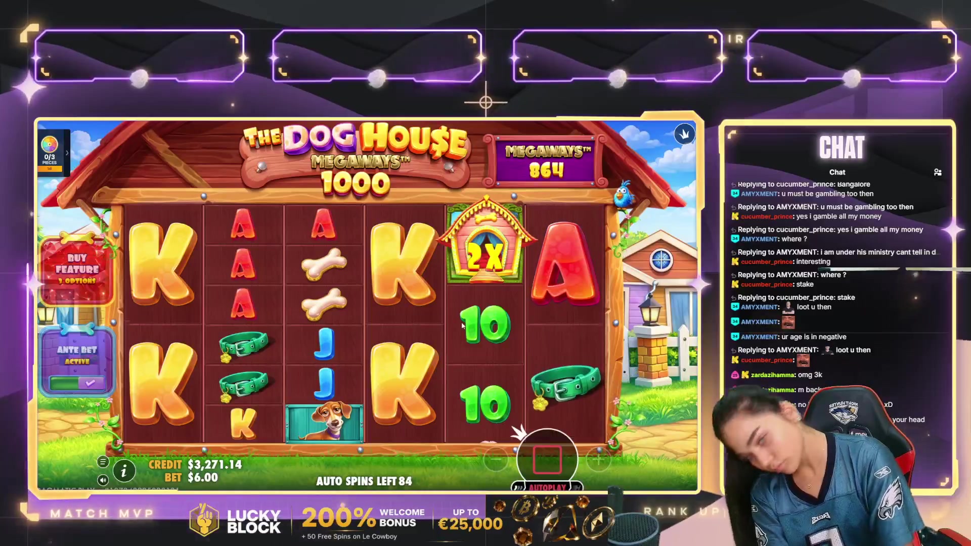 The Dog House Megaways 1000: $6,987.60 win (194.15x)