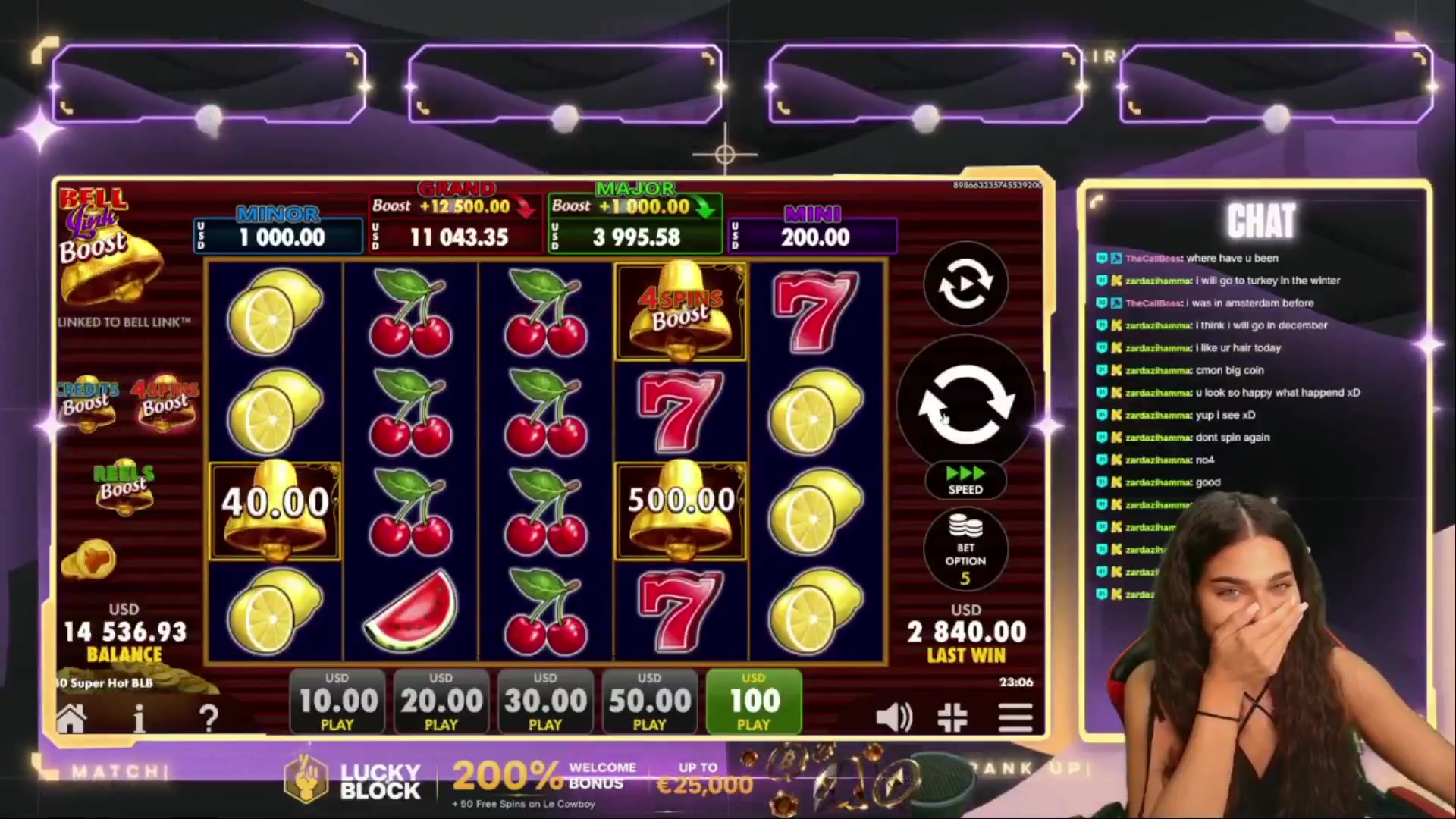 Unidentified slot: $7,460.00 win (74.6x)