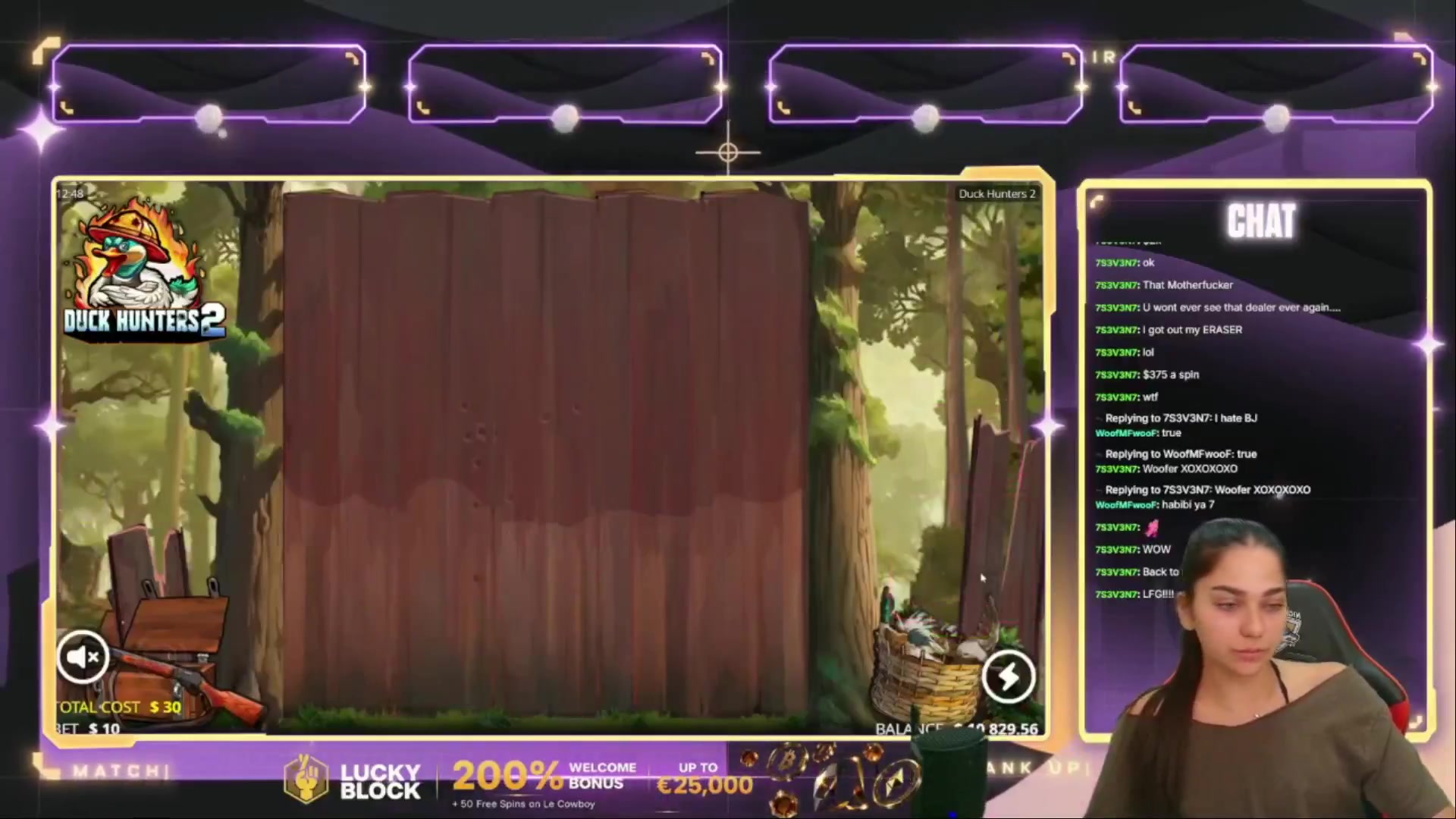 Duck Hunters 2: $3,695.00 win (123.2x)