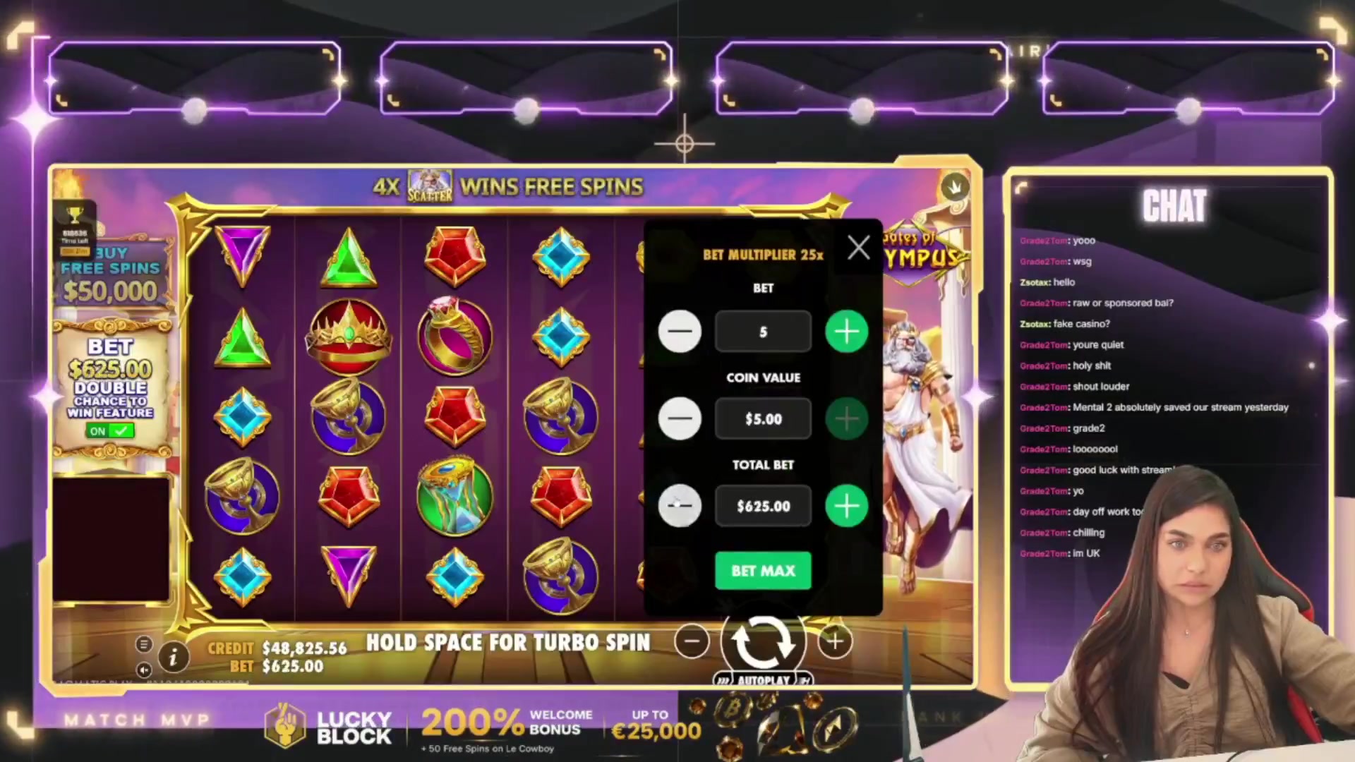 Gates of Olympus: $3,816.00 win (25.44x)