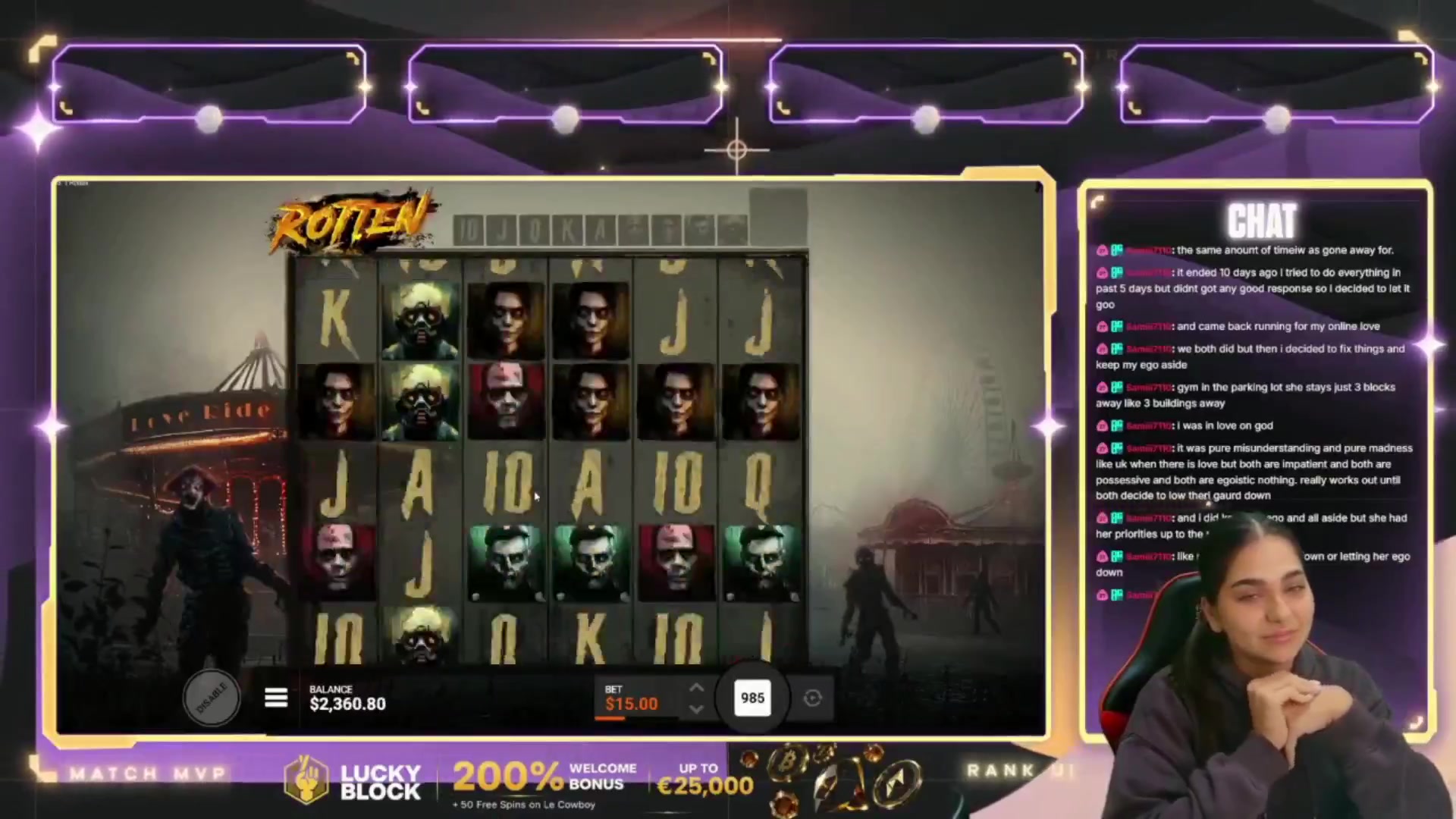 Rotten: $738.00 win (49.21x)