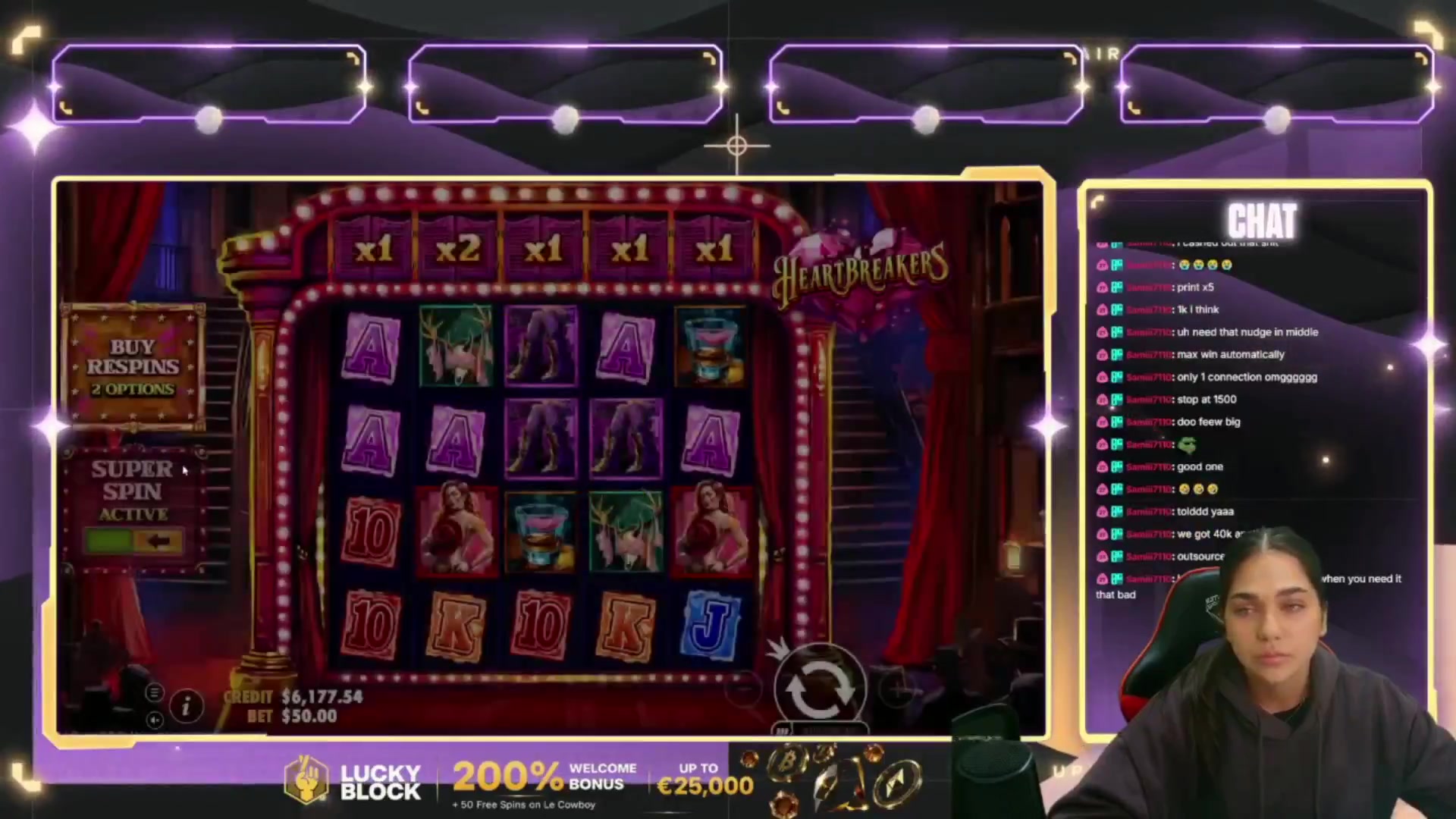 Heartbreakers: $815.00 win (8.15x)