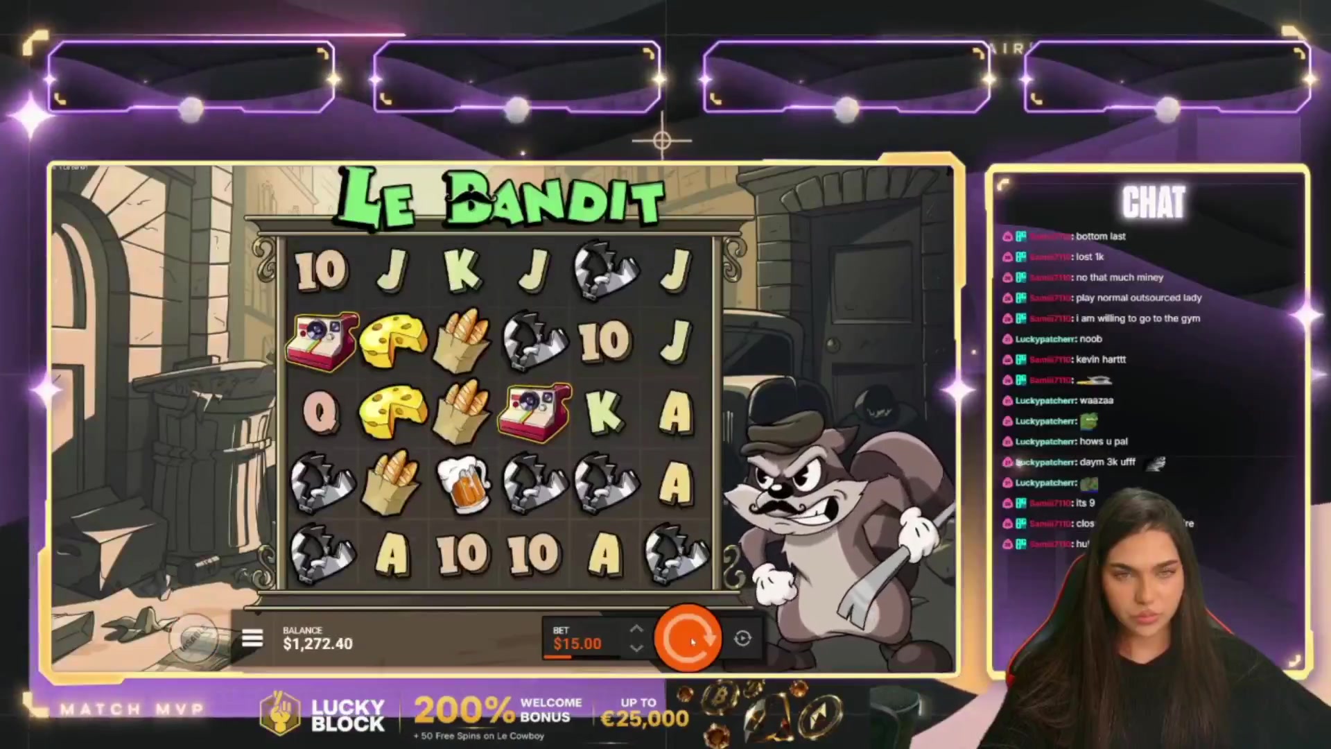 Le Bandit: $977.50 win (65.2x)