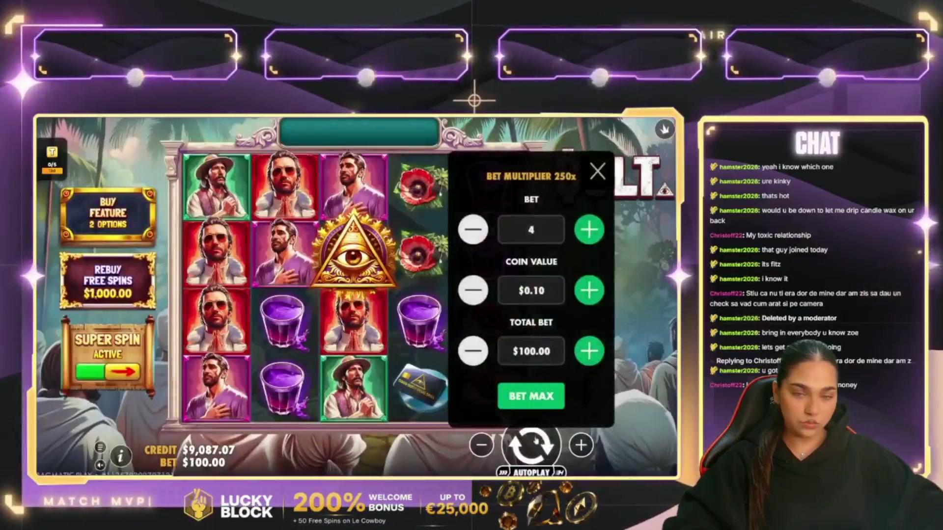 Cult: $4,716.00 win (47.16x)
