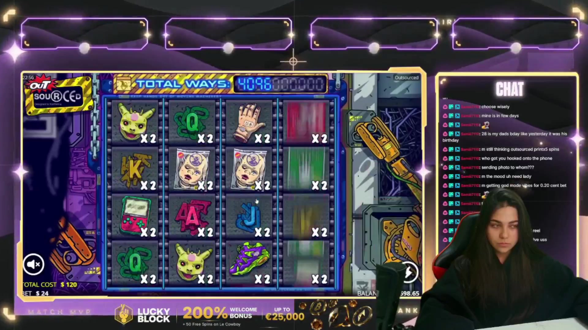 Outsourced: $1,062.00 win (8.85x)