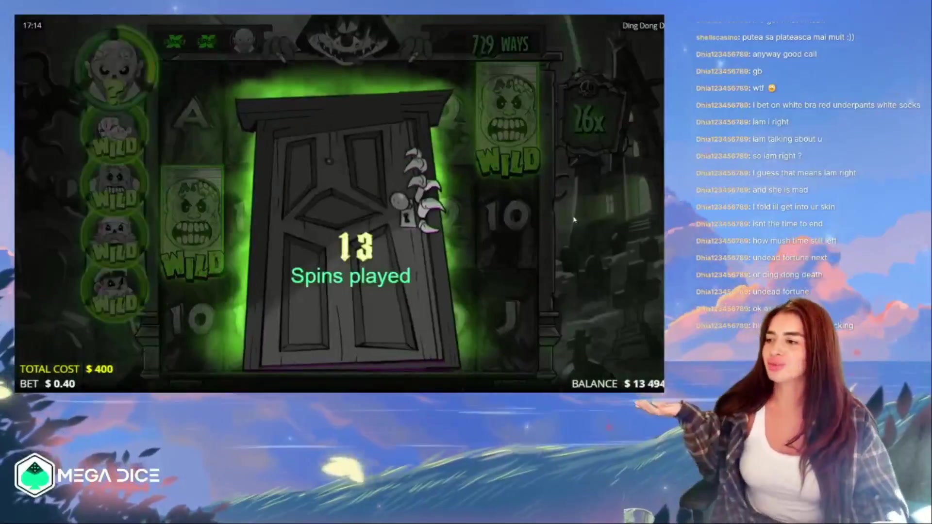 Ding Dong Death: $5,712.00 win (14.27x)