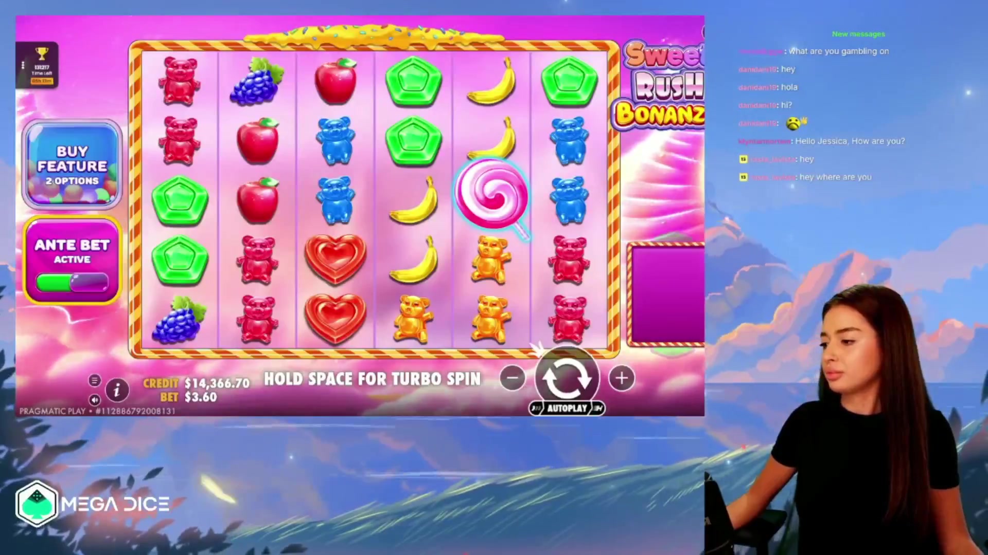 Sweet Rush Bonanza: $3,662.20 win (7.32x)