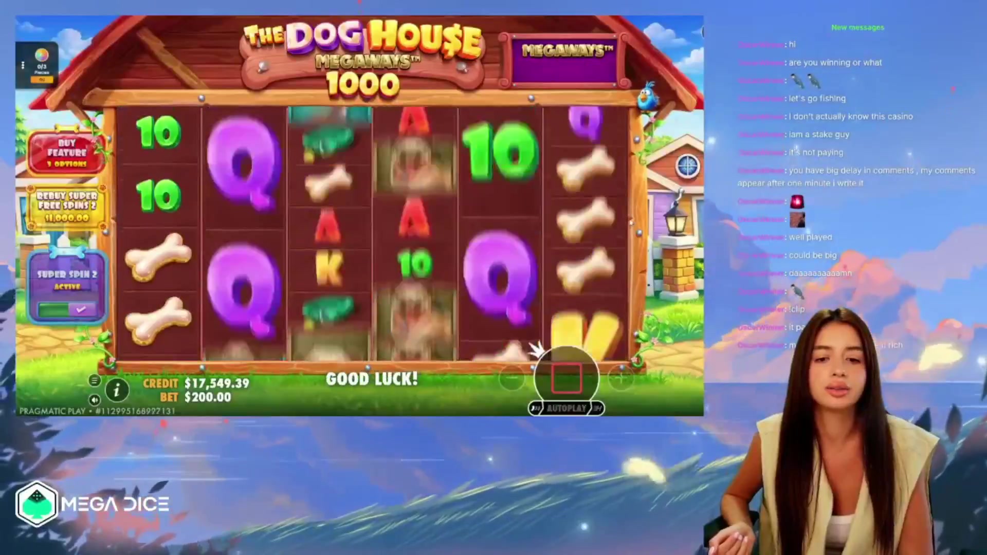 The Dog House Megaways 1000: $7,280.00 win (36.39x)