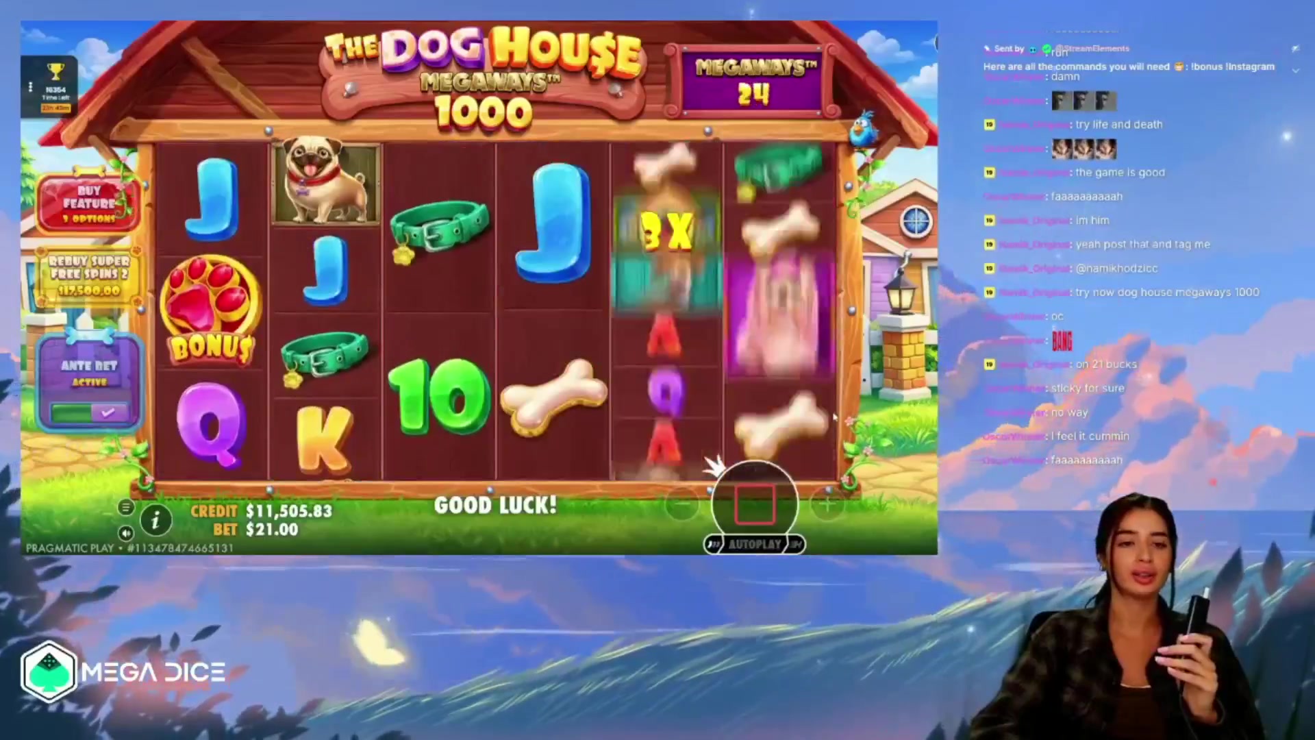 The Dog House Megaways 1000: $814.80 win (38.8x)