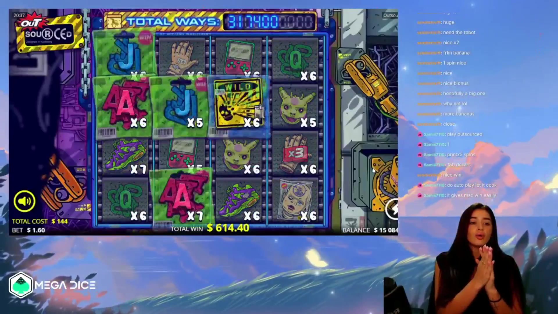 Outsourced: $3,111.76 win (21.61x)
