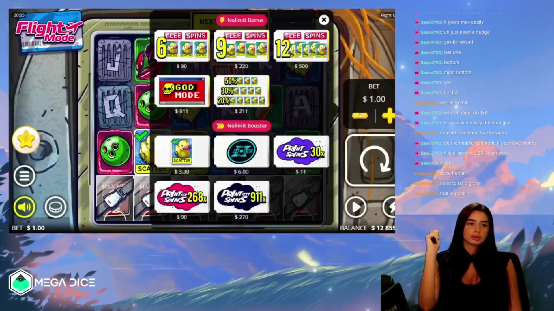 Flight Mode: $1,639.80 win (10.12x)
