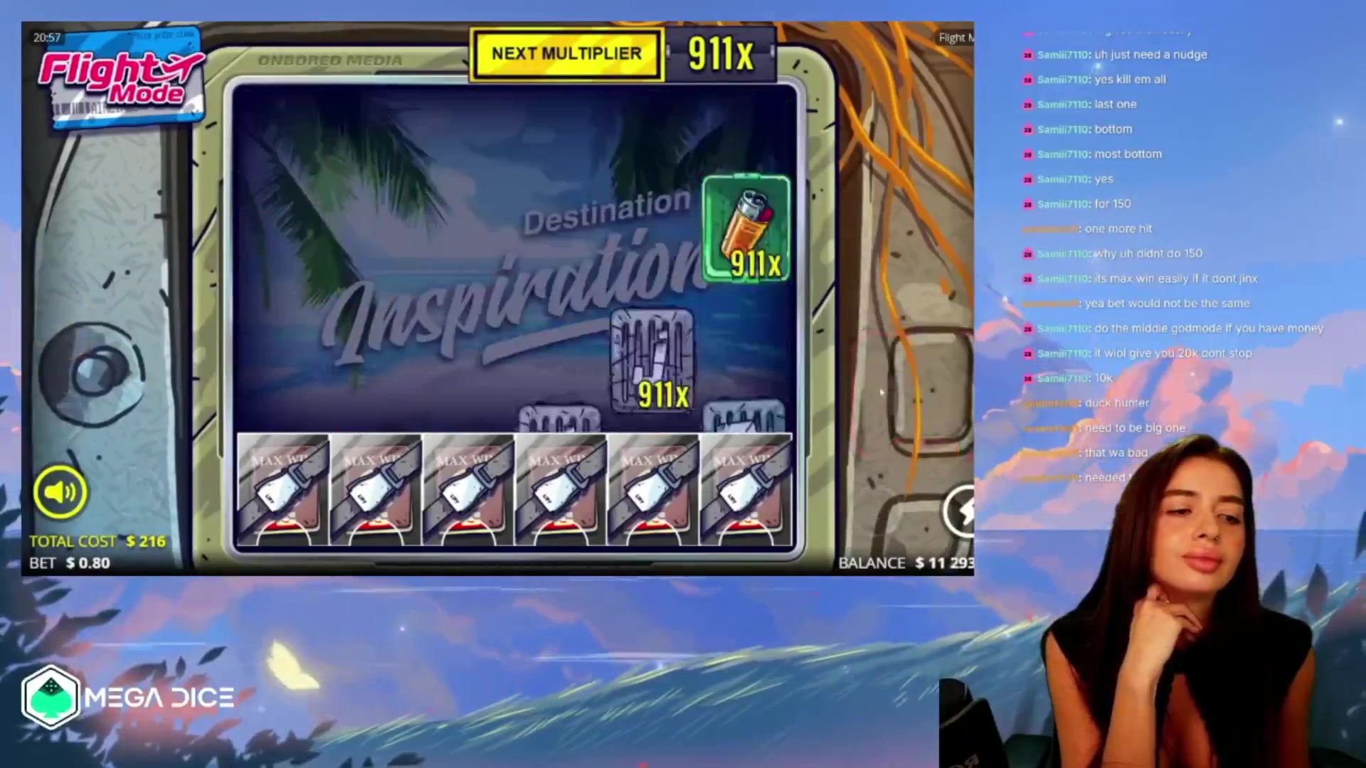 Flight Mode: $1,421.20 win (6.58x)