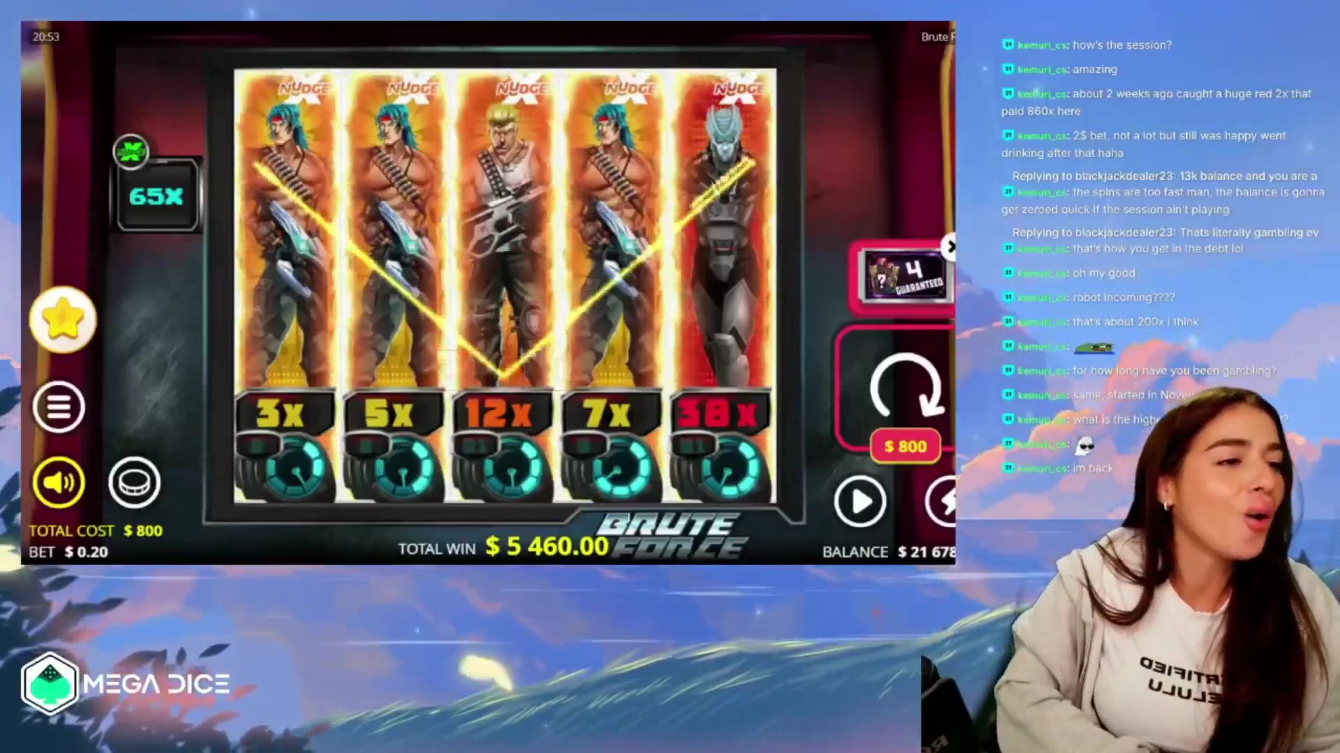 Brute Force: $3,326.40 win (12.48x)