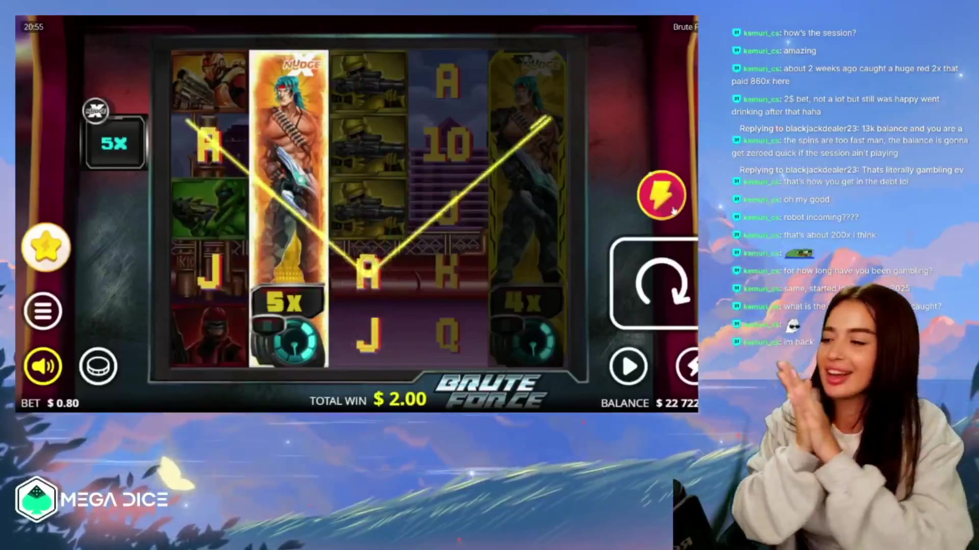 Brute Force: $23,968.00 win (37.44x)