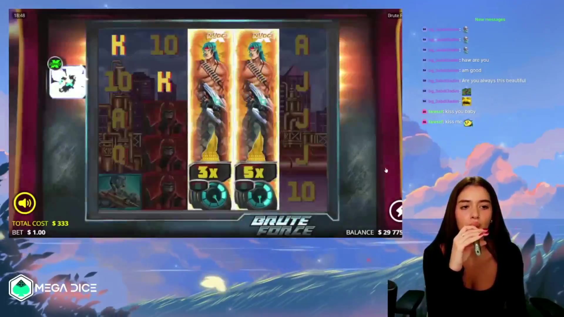 Brute Force: $2,200.00 win (6.61x)