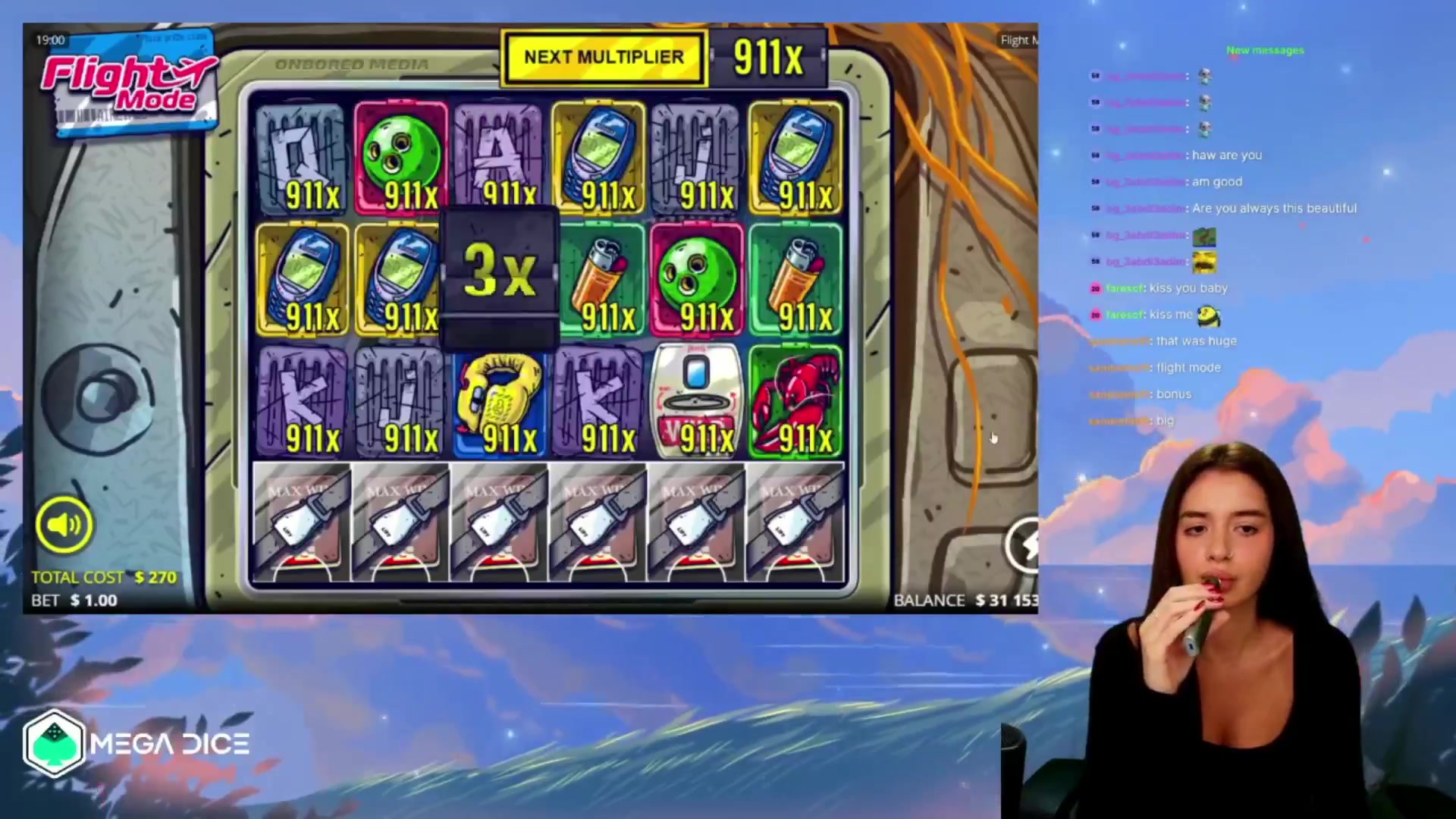 Flight Mode: $5,051.00 win (18.71x)