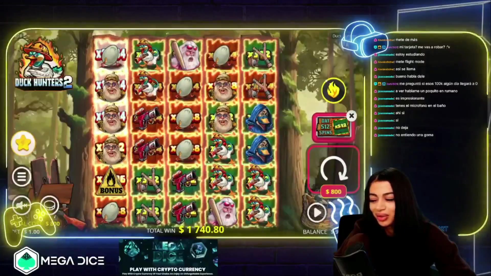 Duck Hunters 2: $7,142.40 win (8.93x)