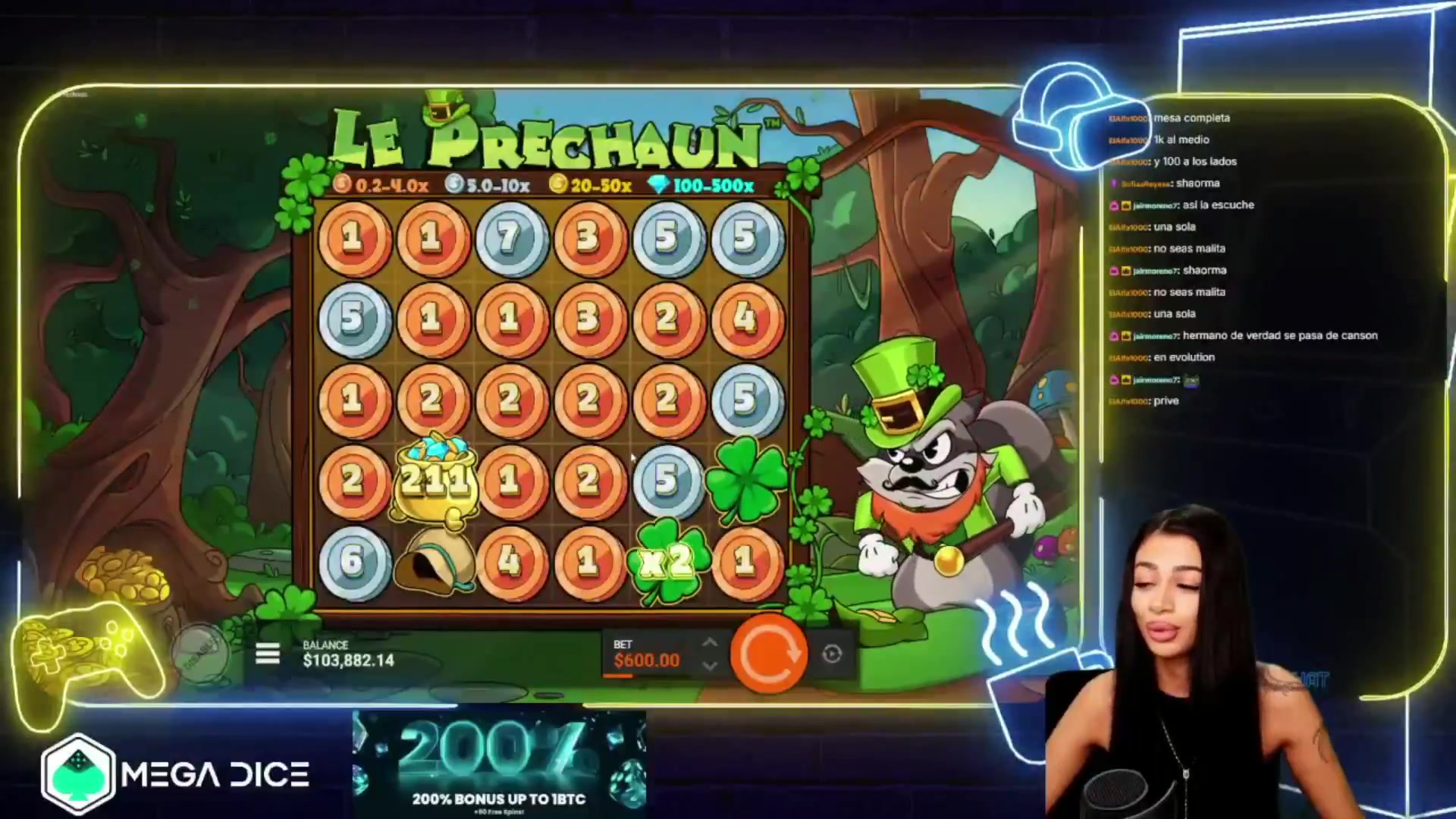 Le Prechaun: $5,613.60 win (9.36x)
