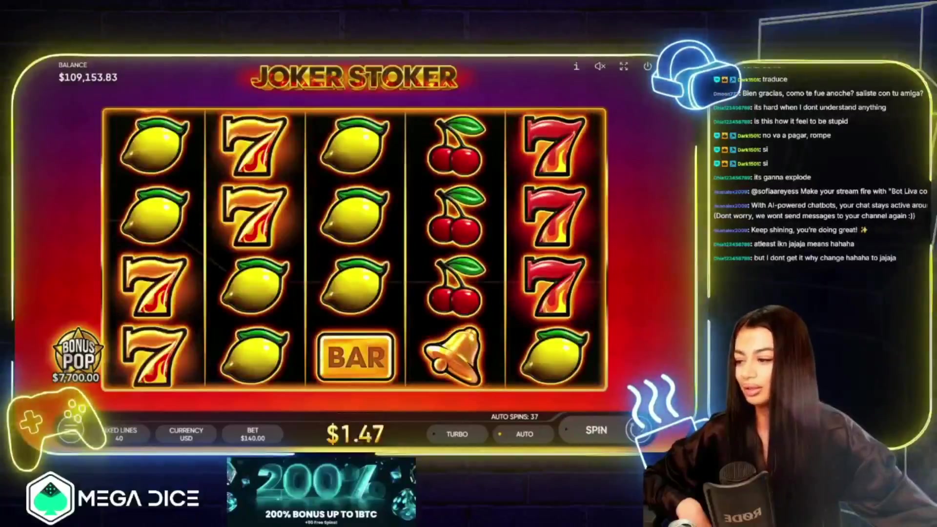 Joker Stoker: $1,680.00 win (12x)