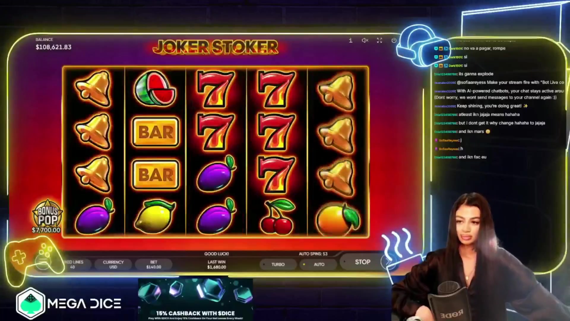 Joker Stoker: $1,750.00 win (12.5x)