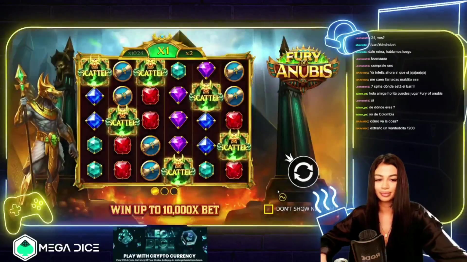 Fury of Anubis: $4,997.12 win (6.25x)
