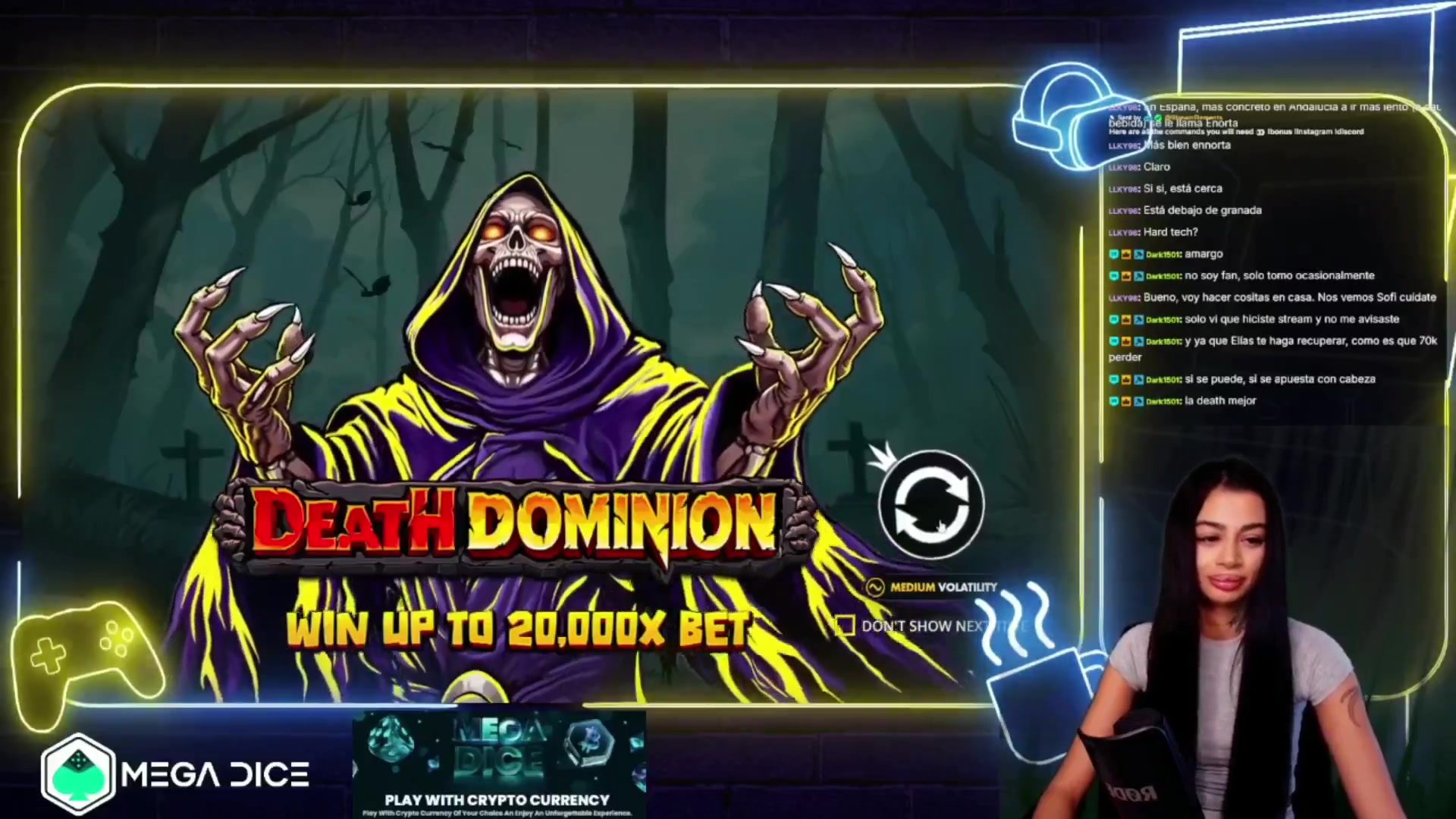 Death Dominion: $5,745.60 win (9.57x)
