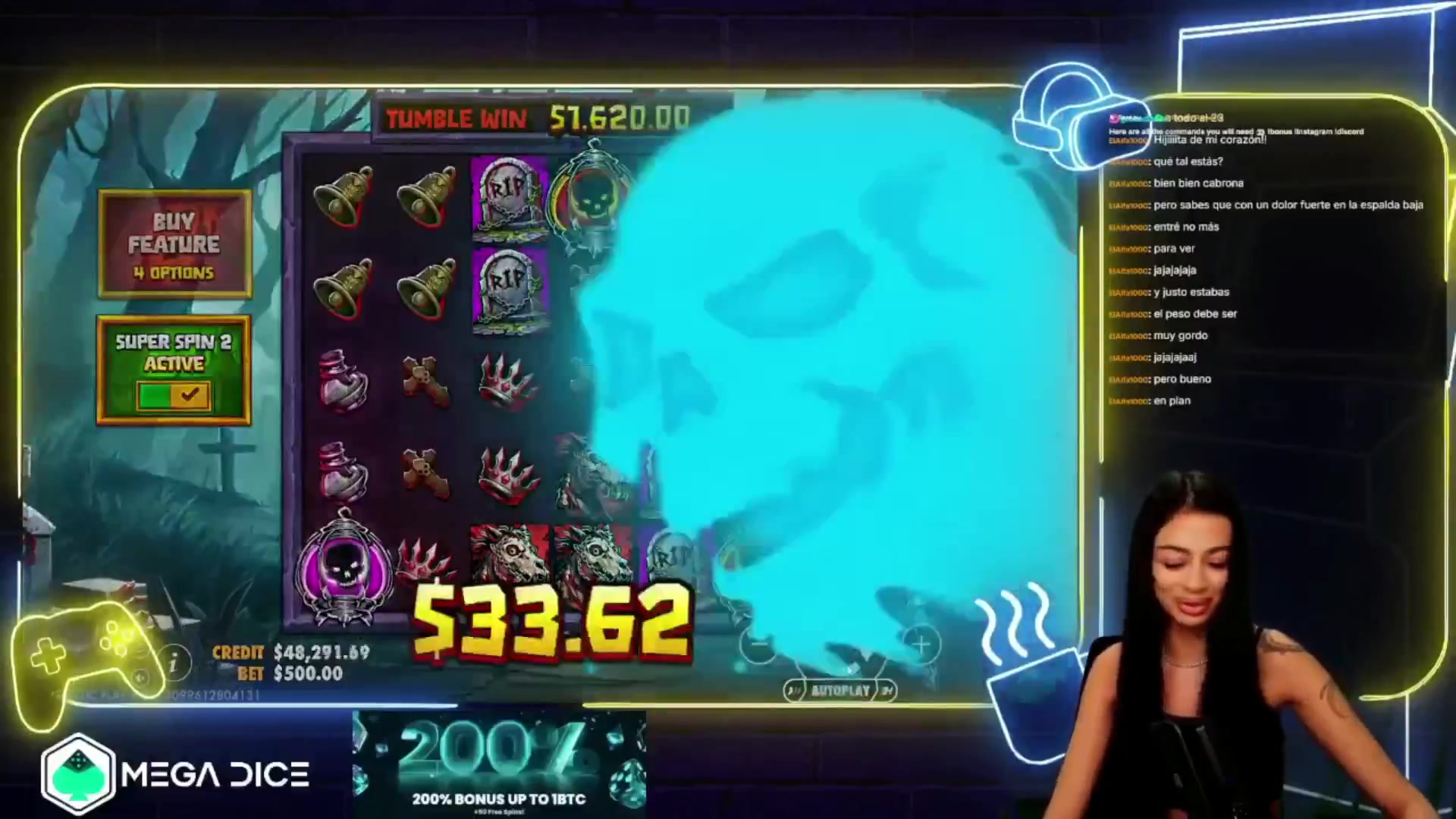 Death Dominion: $2,682.00 win (5.36x)