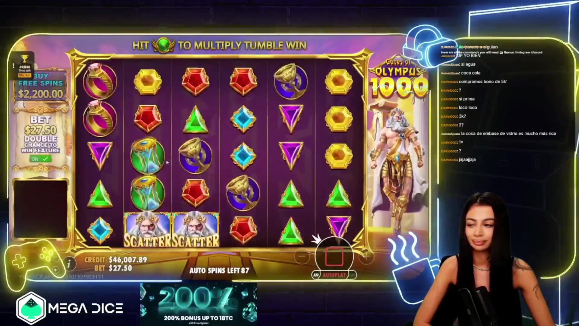 Gates of Olympus 1000: $963.60 win (35.03x)