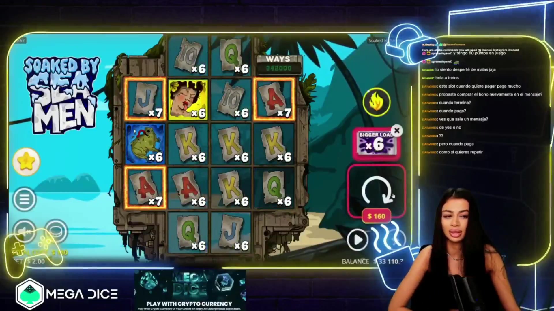 Soaked by Seamen: $2,596.00 win (16.22x)