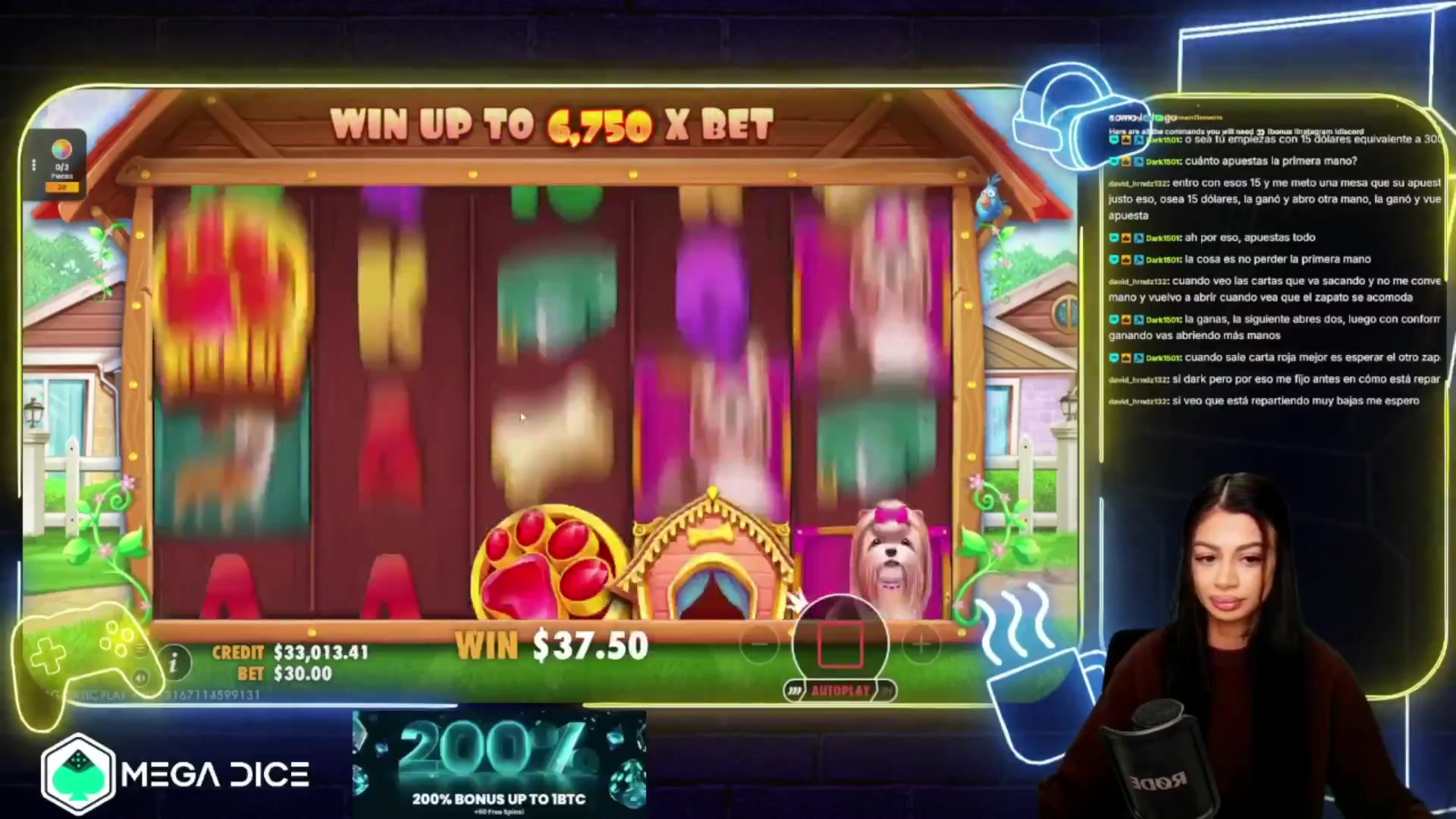 The Dog House: $2,862.00 win (95.39x)