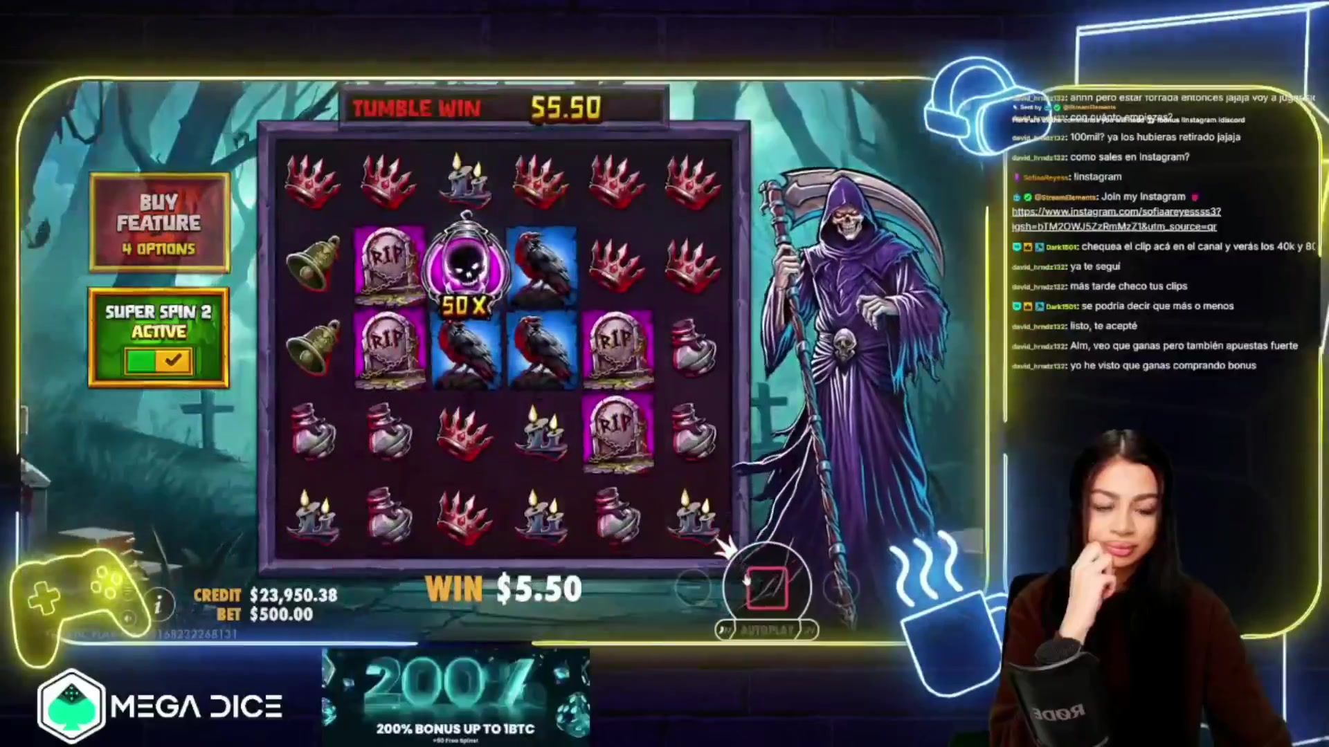 Death Dominion: $22,905.00 win (45.81x)