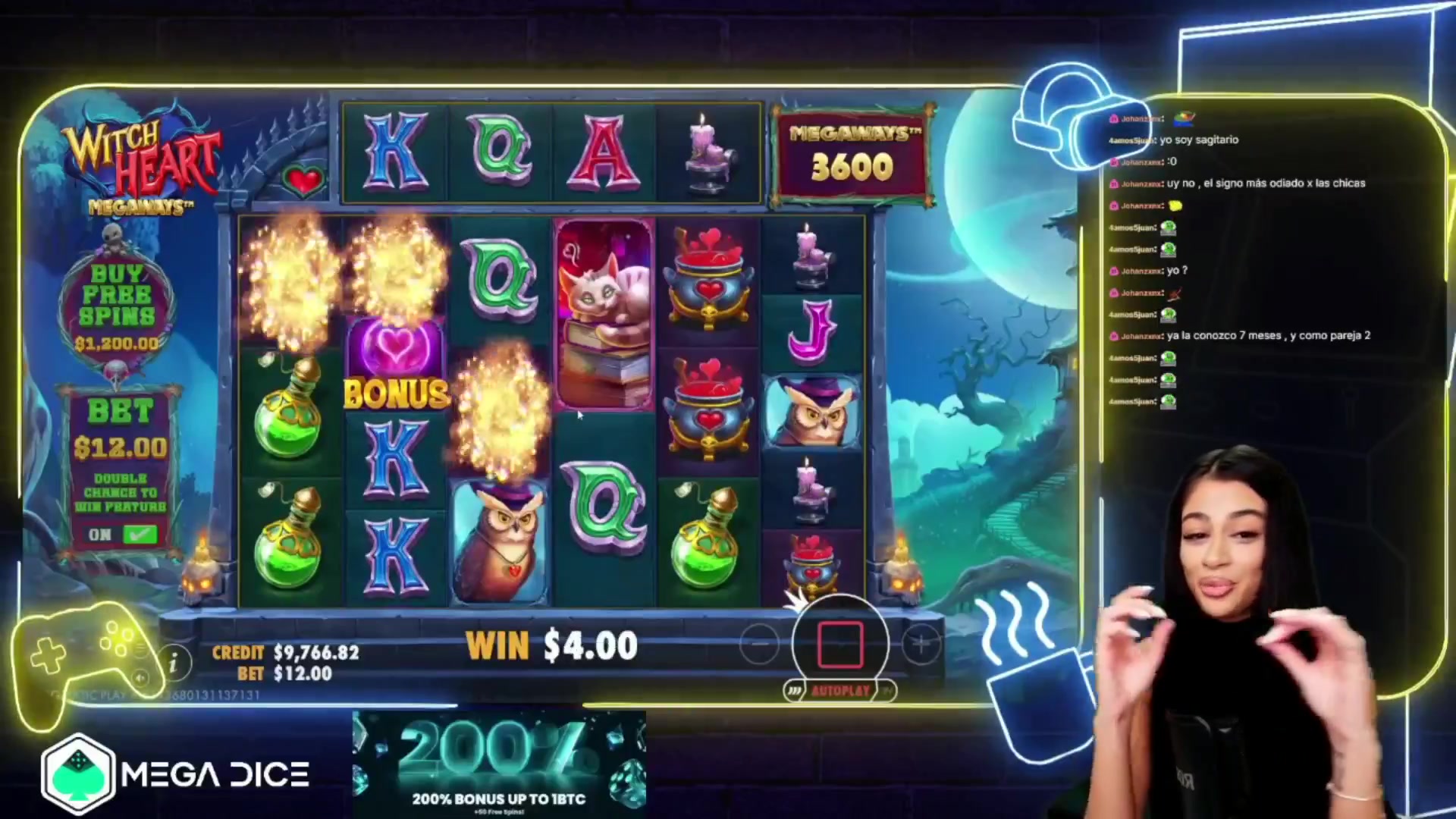 Witch Heart Megaways: $1,016.00 win (84.65x)