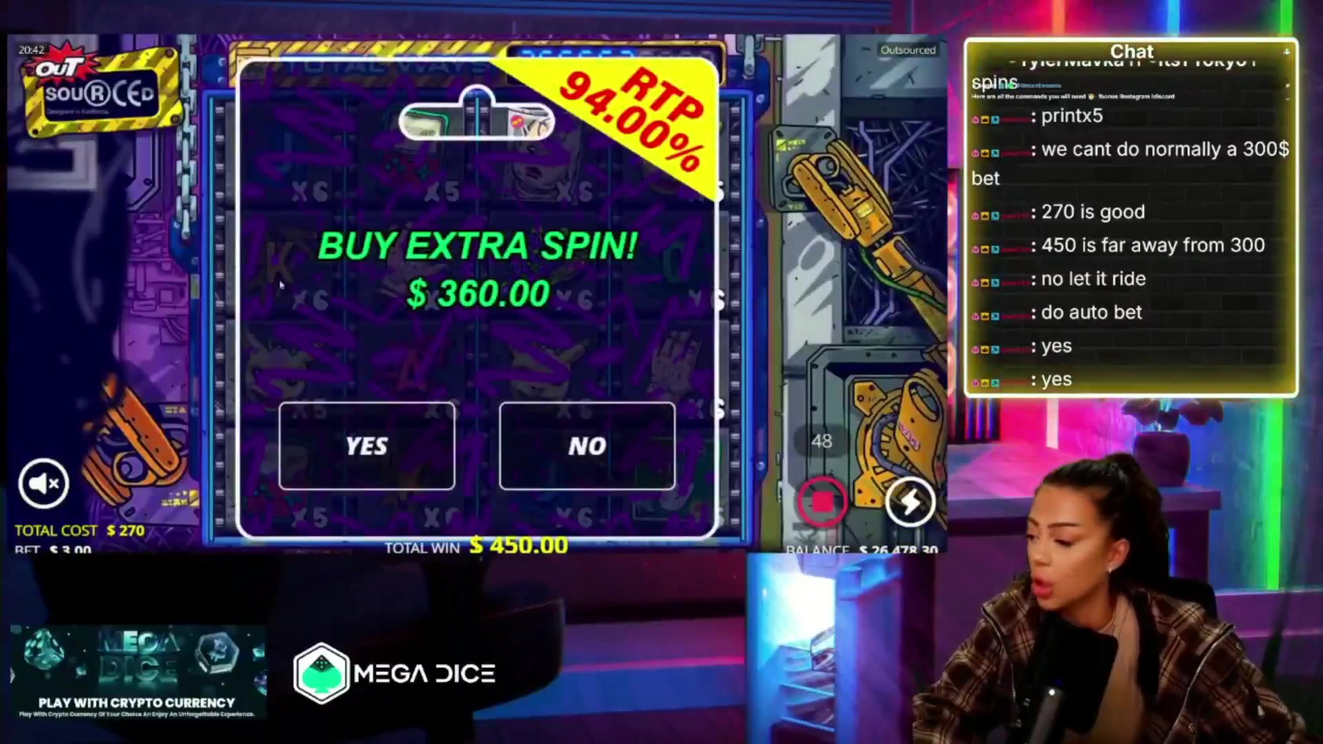 Outsourced: $6,969.45 win (25.81x)