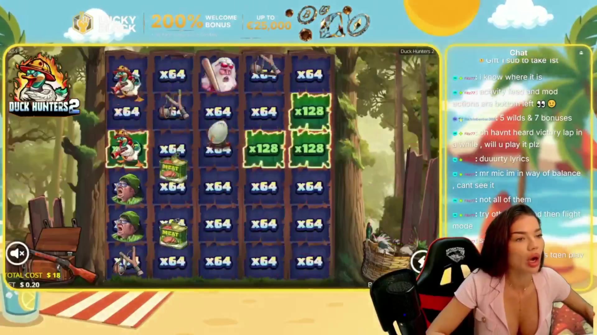 Duck Hunters 2: $577.40 win (32.08x)